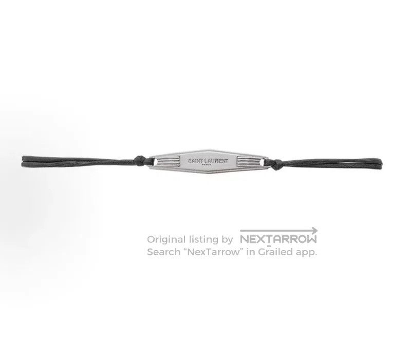Saint Laurent Paris Saint Laurent Paris Metal Plaque Bracelet Size ONE SIZE - 4 Thumbnail