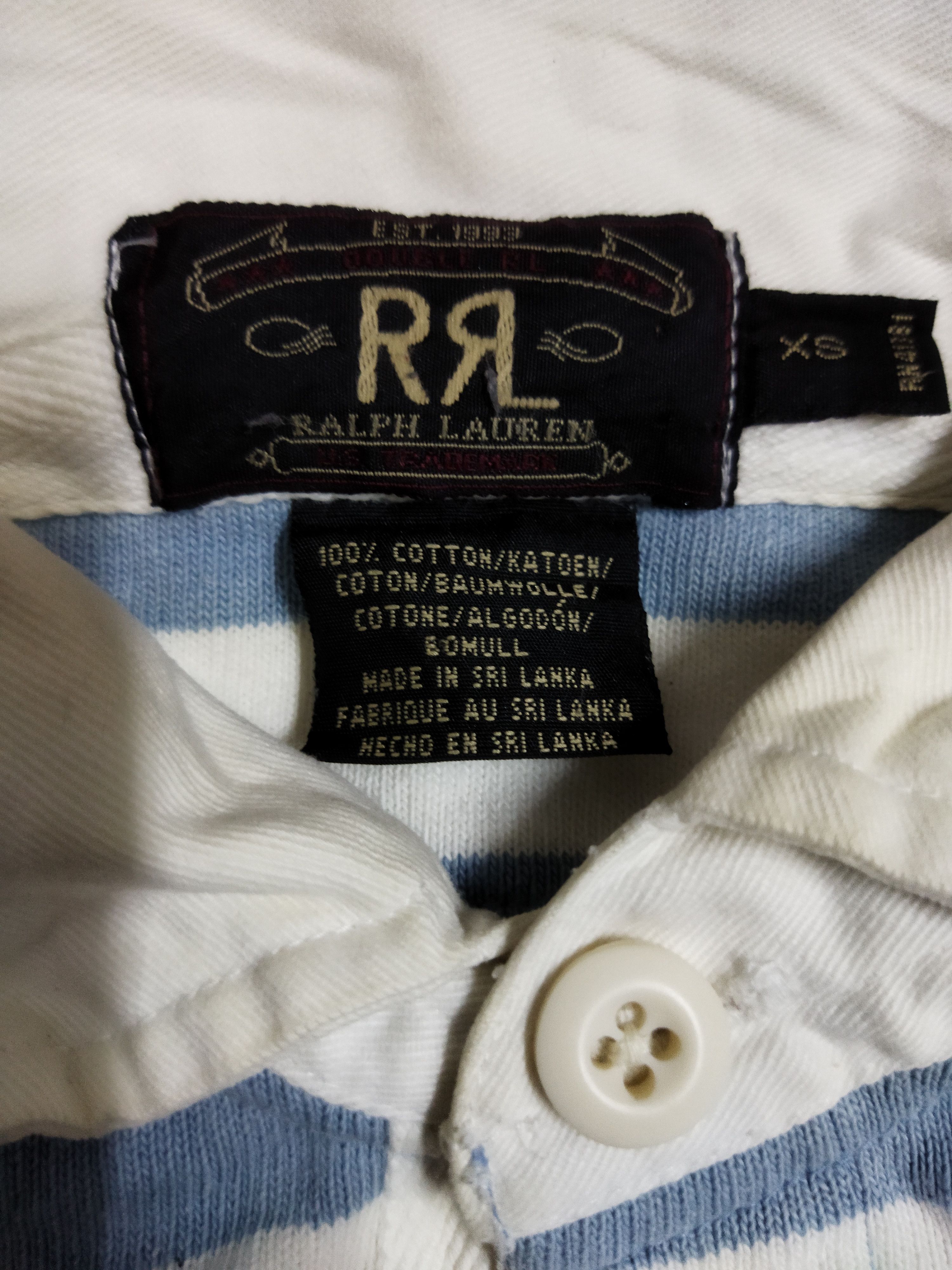 Polo Ralph Lauren Polo Ralph Lauren Double RL Polo Rugby Shirt Size US M / EU 48-50 / 2 - 4 Thumbnail