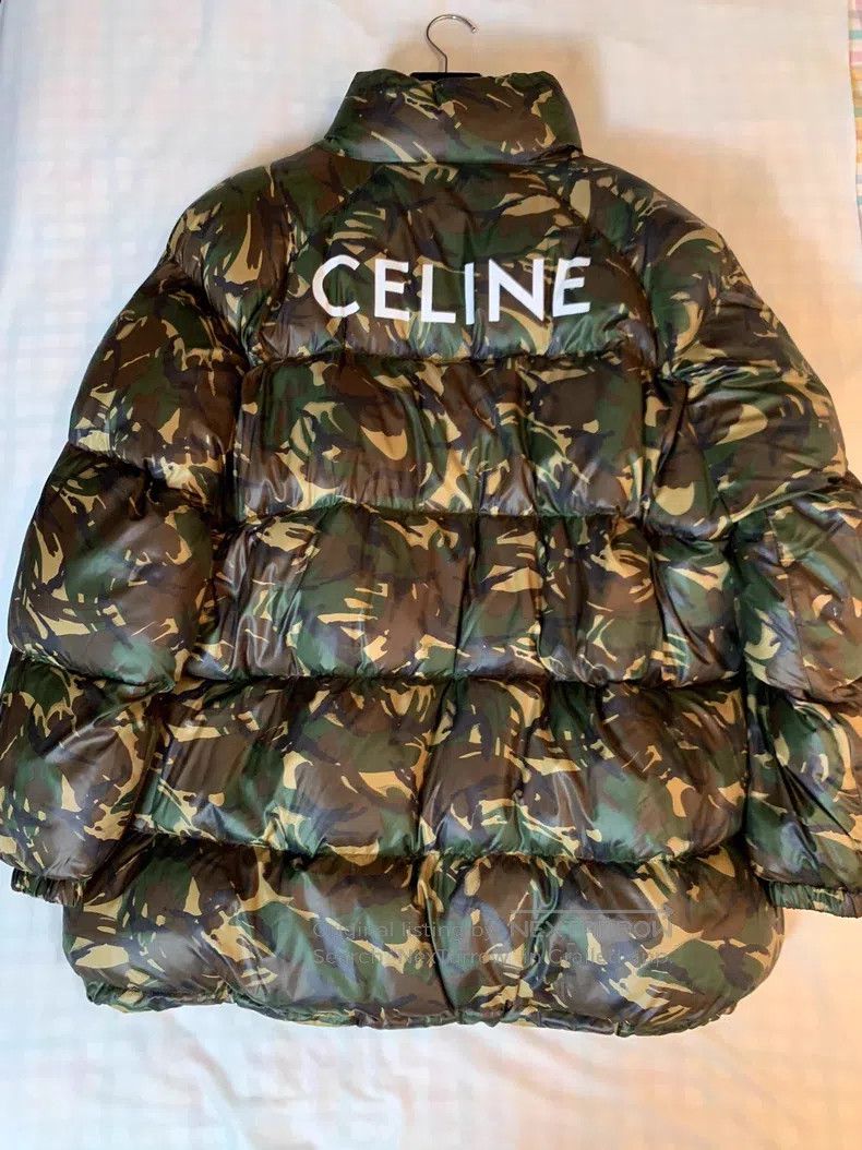 Celine Celine Camouflage Down Jacket Overcoat Size US M / EU 48-50 / 2 - 9 Thumbnail