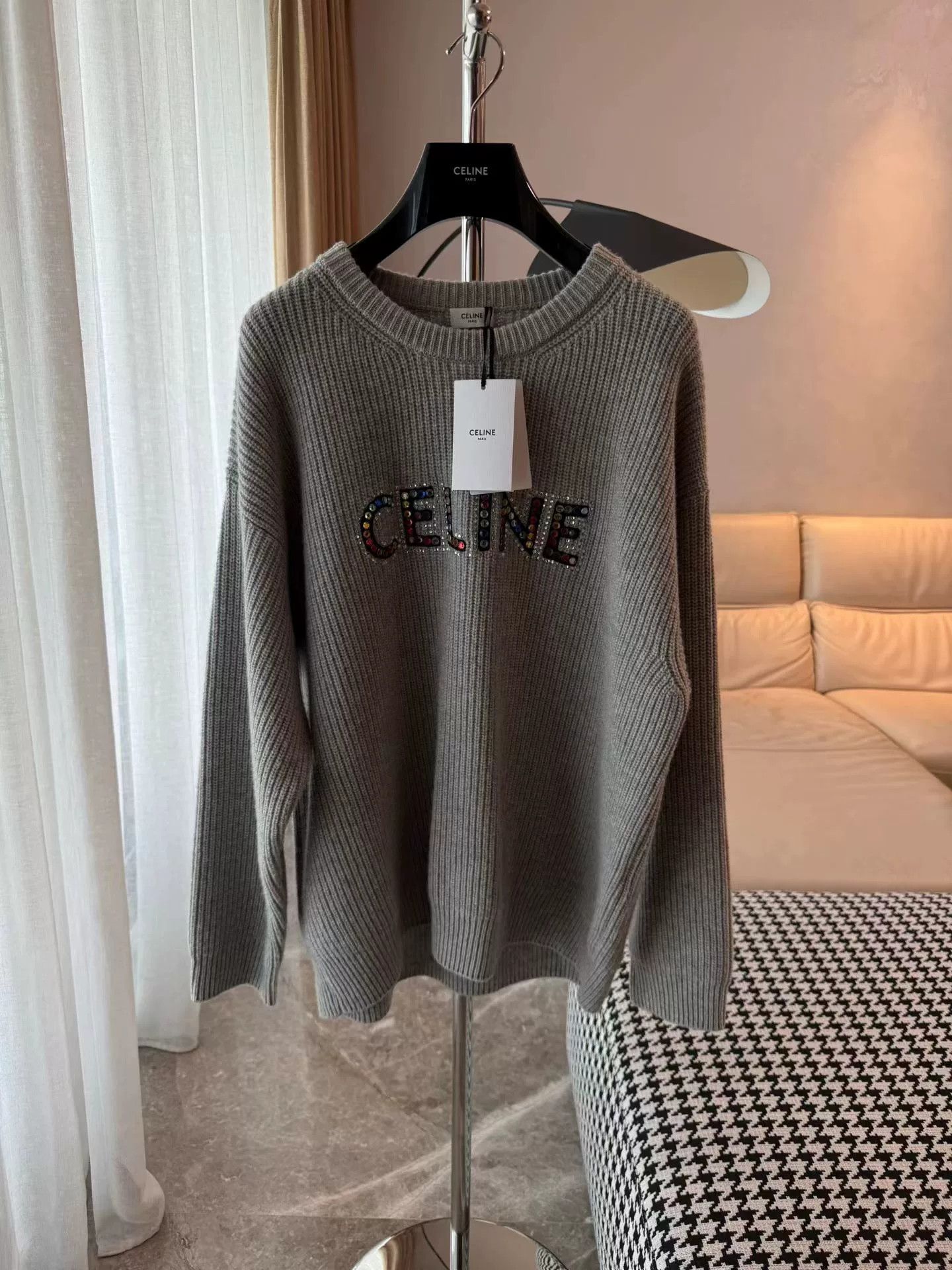 Celine Celine Oversized Colorful Letter Sweater Size M / US 6-8 / IT 42-44 - 1 Thumbnail