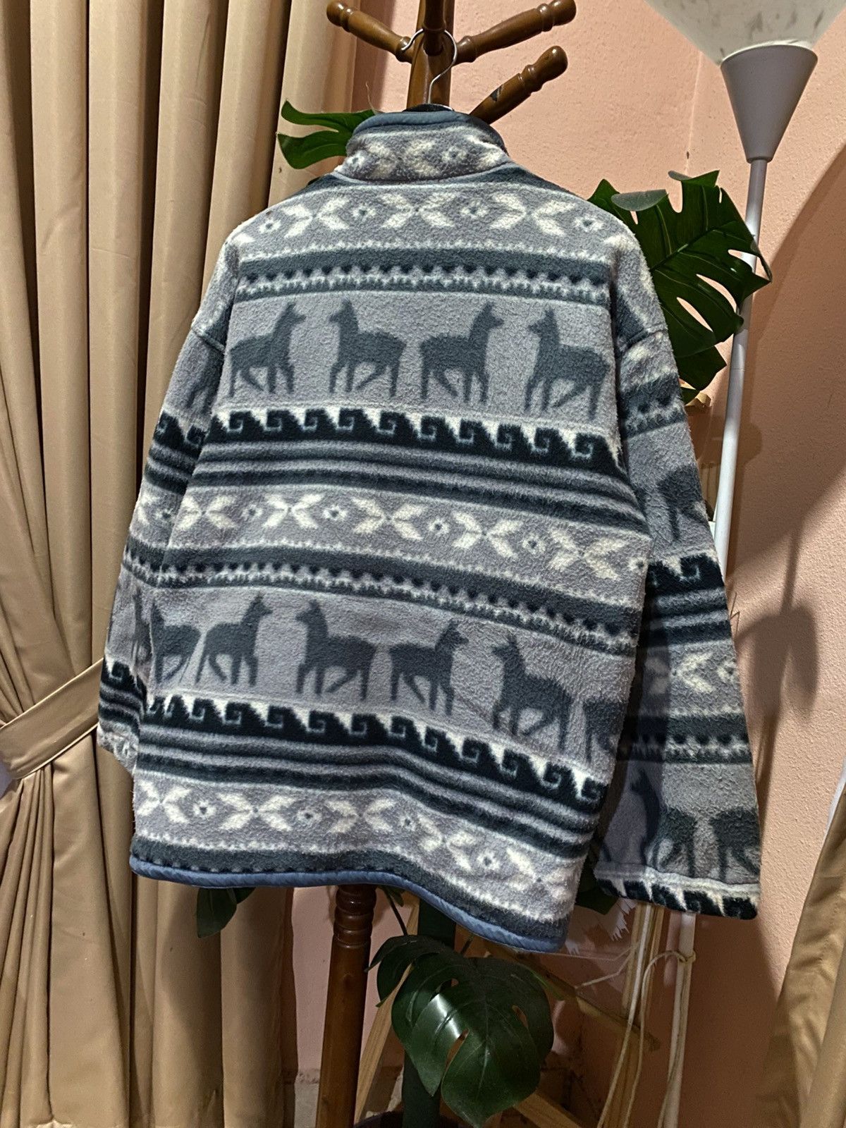 Vintage Vintage New Breed Aztec Pattern Fleece Jacket | 90s Outdoor Size US M / EU 48-50 / 2 - 13 Thumbnail