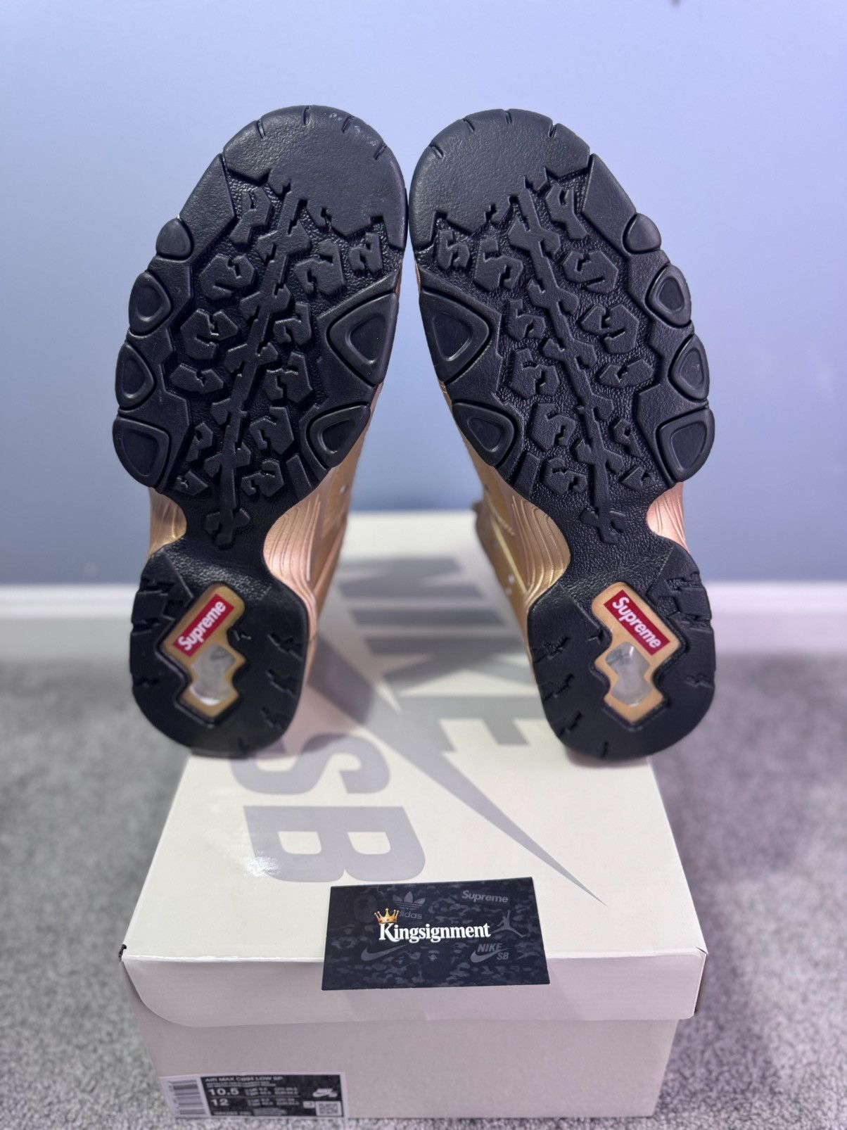 Supreme Nike SB Supreme Air Max CB94 Low Metallic Gold DS 10.5 New! Size US 10.5 / EU 43-44 - 5 Thumbnail