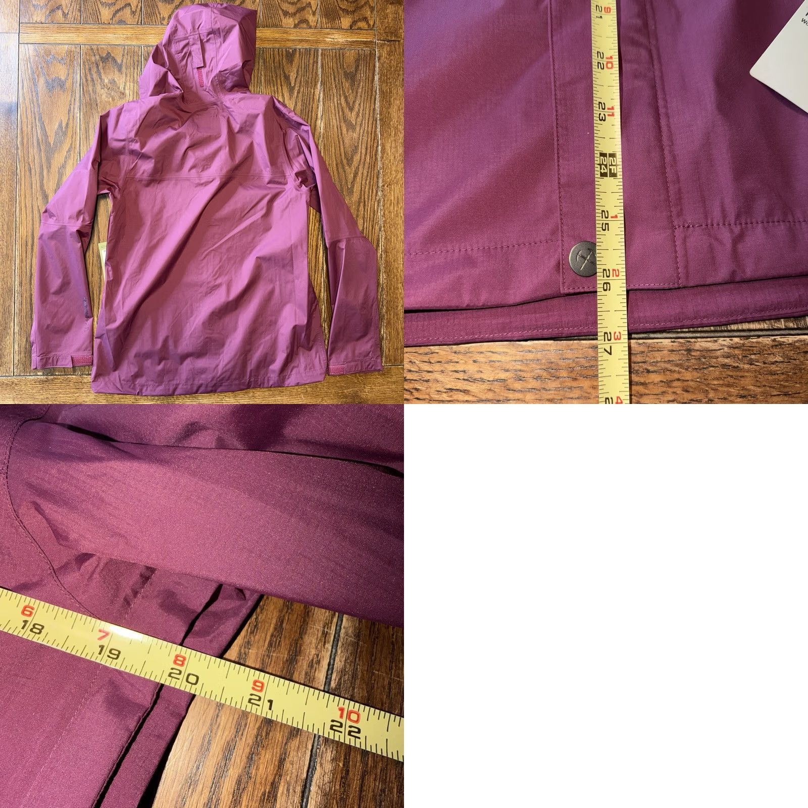 Vintage REI Co-op Rainier Rain Jacket Women’s Size Small Wood Violet Waterproof NWT Size S / US 4 / IT 40 - 8 Thumbnail