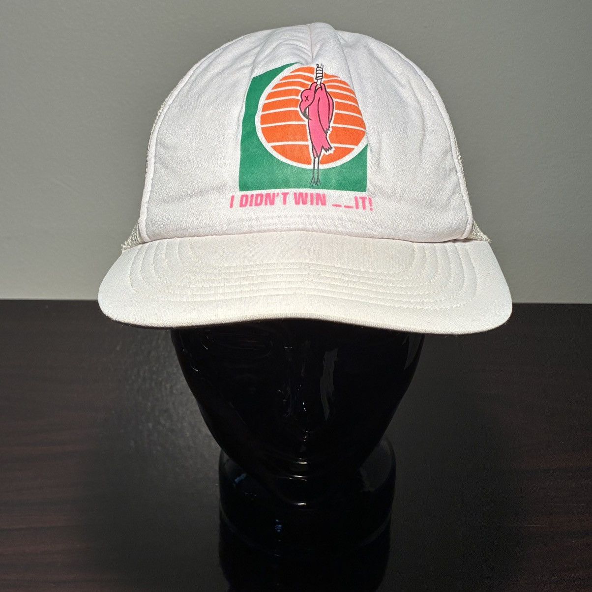Other 90s I didn’t win it florida lottery parody white trucker hat Size ONE SIZE - 1 Thumbnail