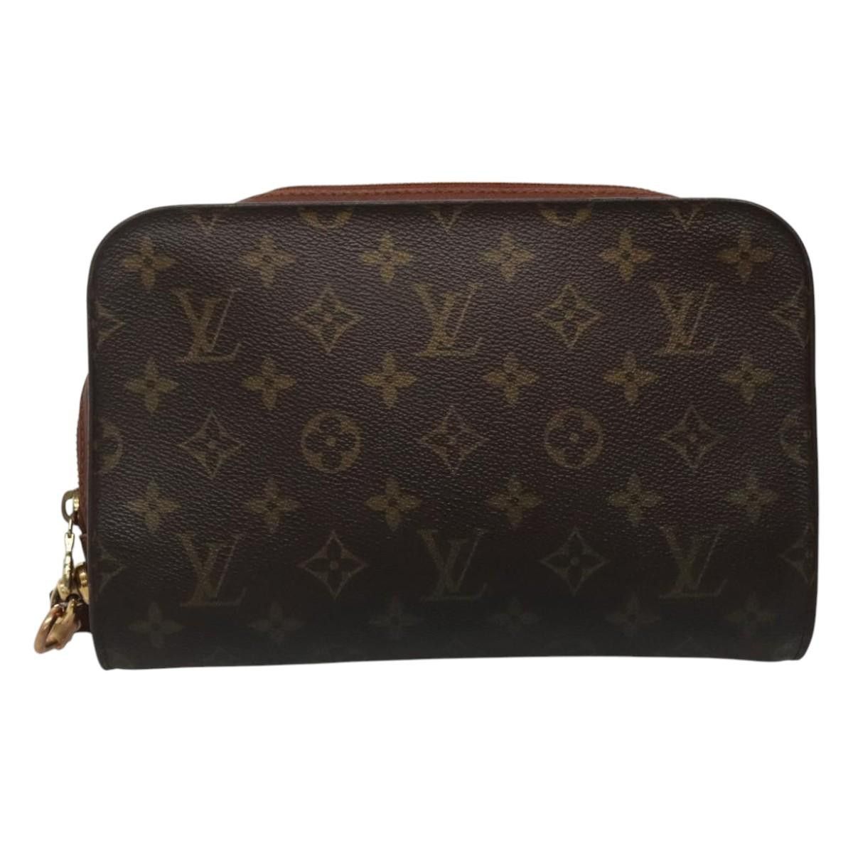 Louis Vuitton Orsay Brown Canvas Clutch Bag (Pre-Owned) Size ONE SIZE - 1 Thumbnail