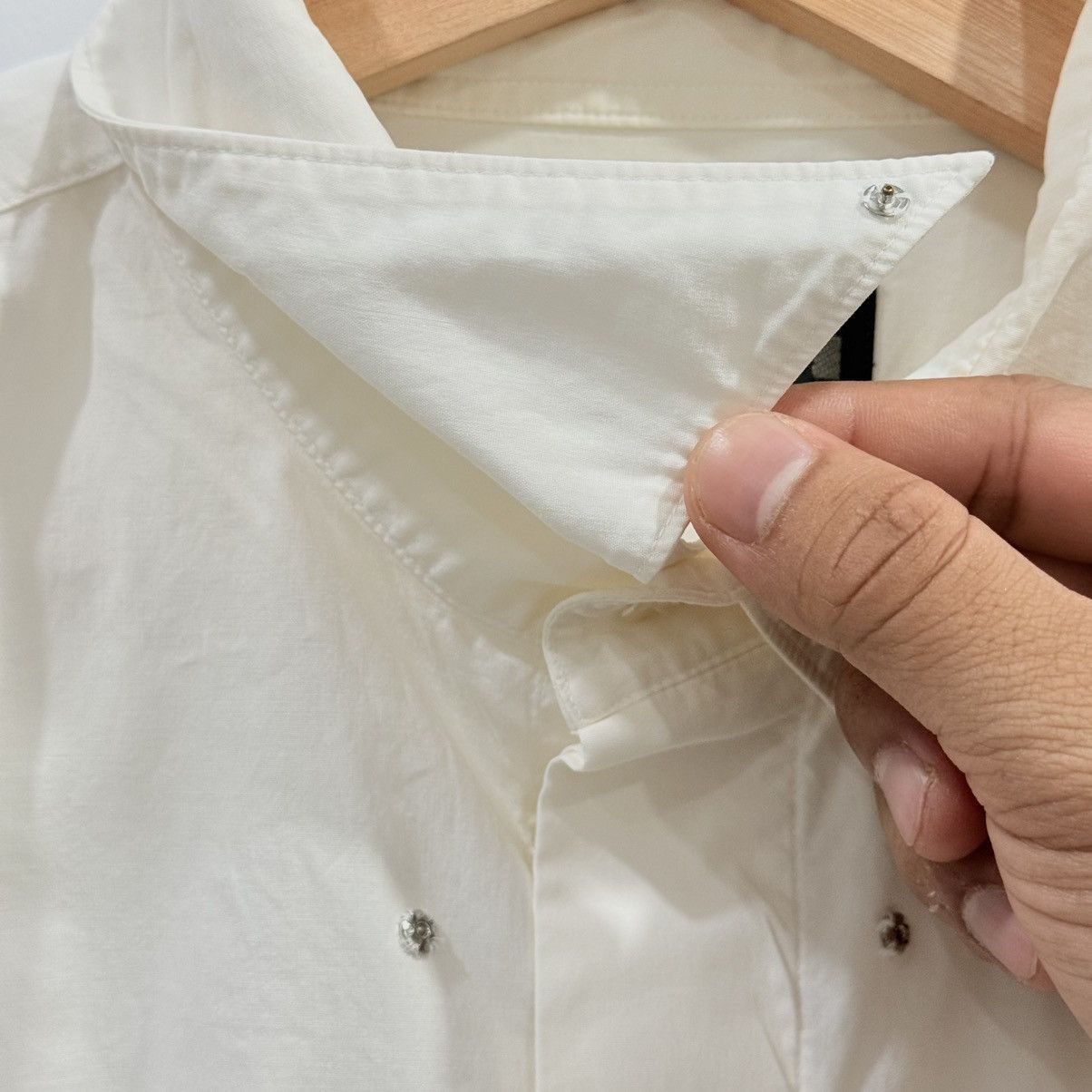 Jean Paul Gaultier Vintage Late 90s Gaultier Objet Homme Formal Shirt Button Up Size US M / EU 48-50 / 2 - 3 Thumbnail