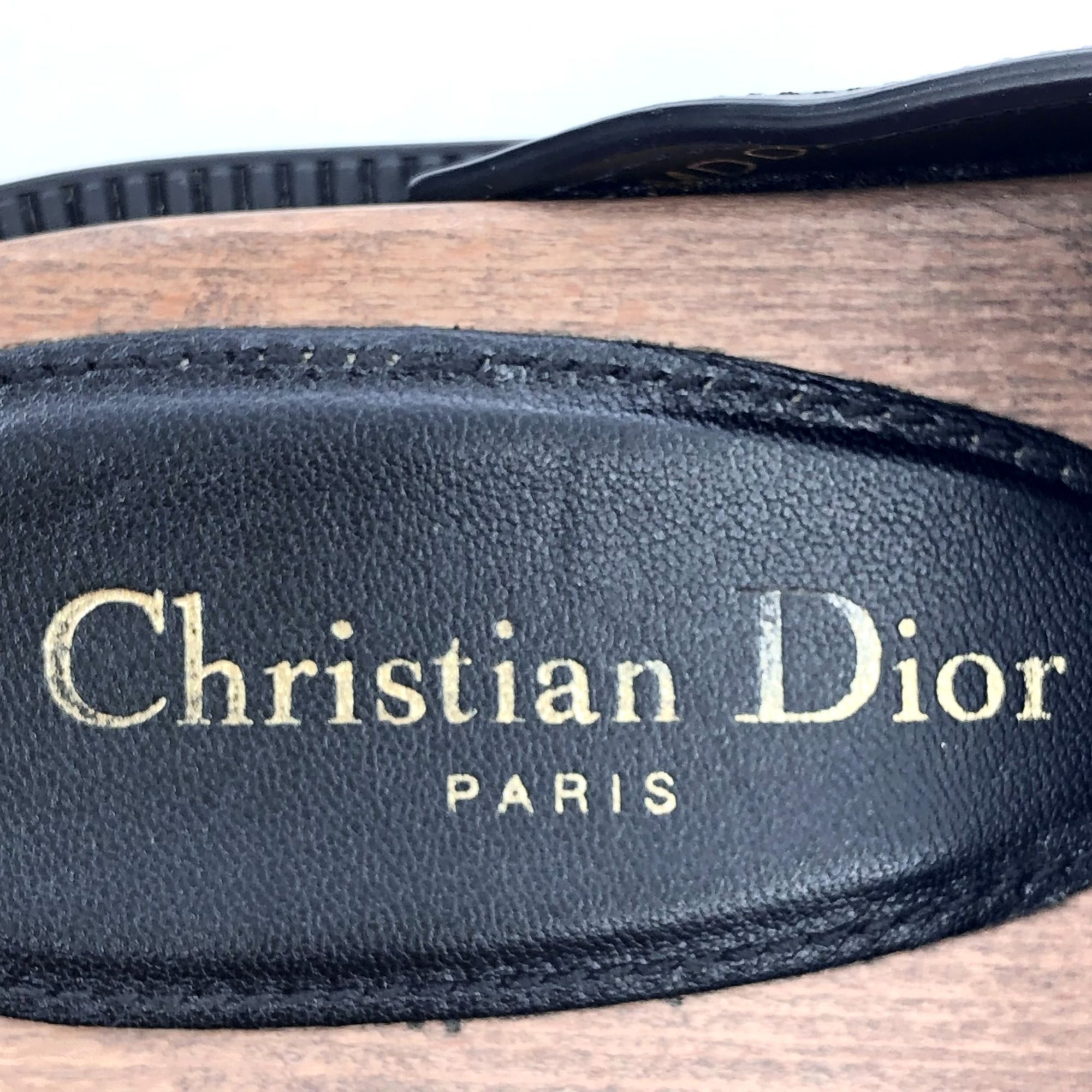Dior Christian Dior Quake 36 Black Leather Riveted Round-Toe Thic Size US 6 / IT 36 - 2 Thumbnail