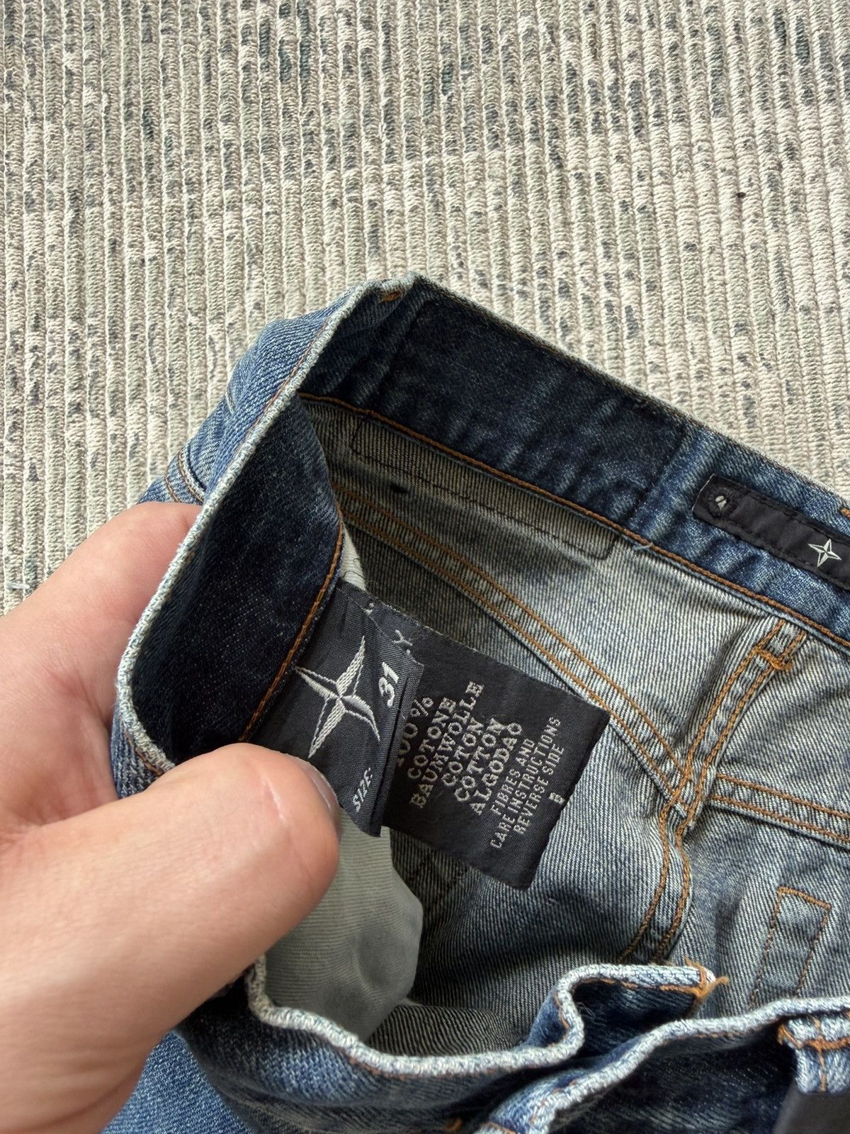 Stone Island Vintage Stone Island Jeans Denim Pants Rare S.I Denims Size US 31 - 10 Thumbnail
