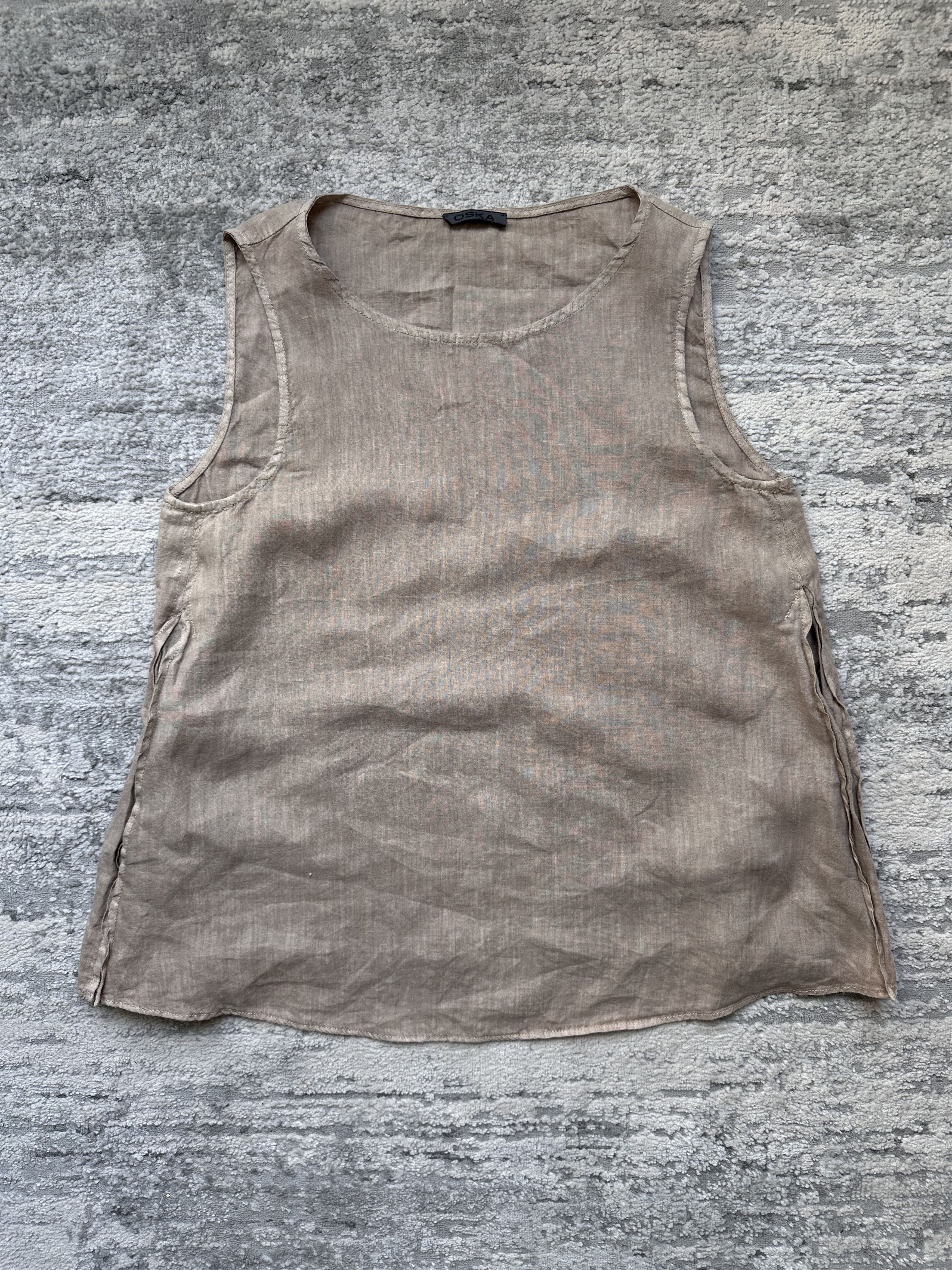 OSKA Oska hemp tank top avant garde Size S / US 4 / IT 40 - 1 Thumbnail