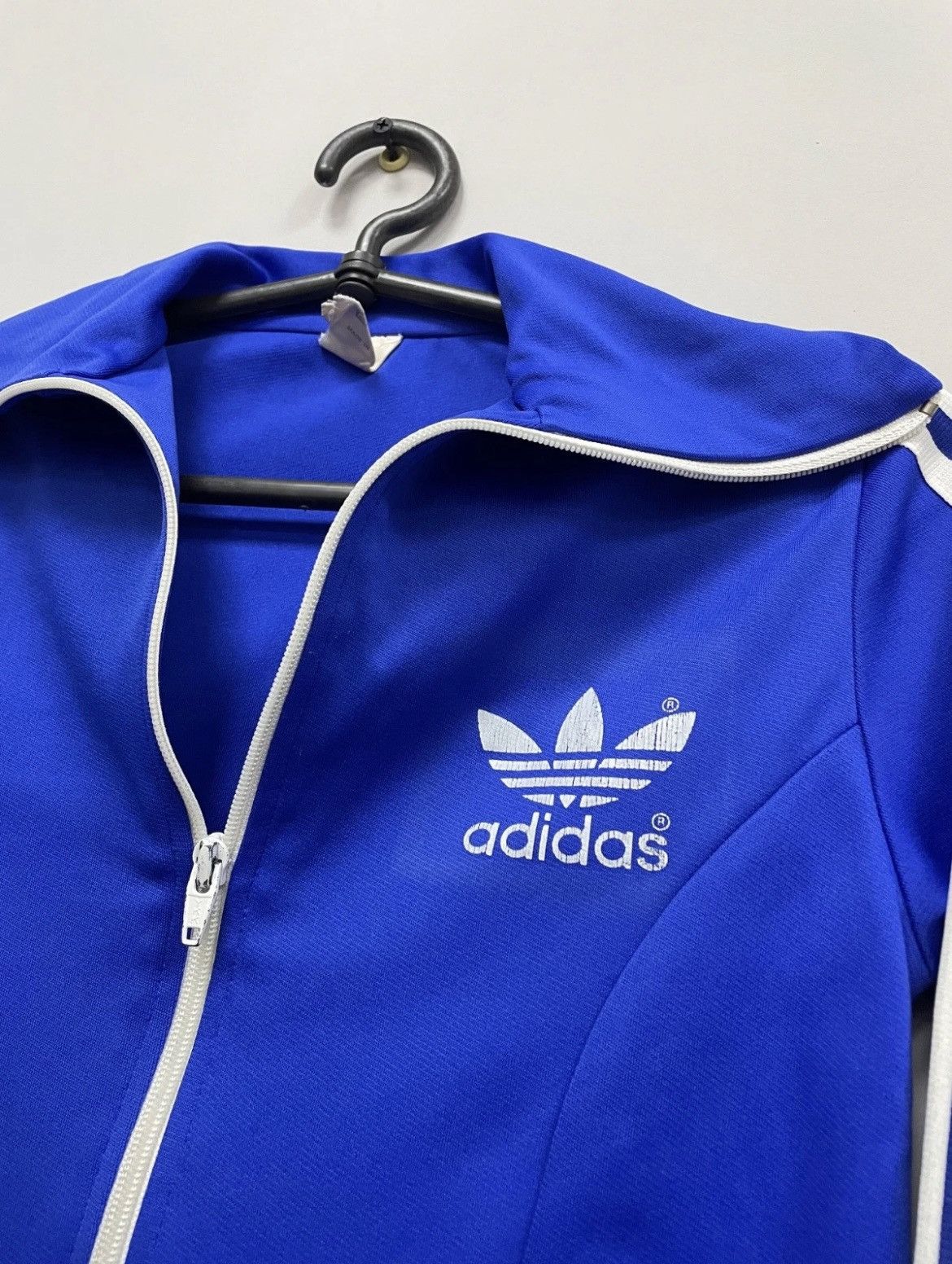 Adidas Adidas Vintage 90s Blue Track Jacket Track Top Womens Size 6 Size M / US 6-8 / IT 42-44 - 4 Thumbnail