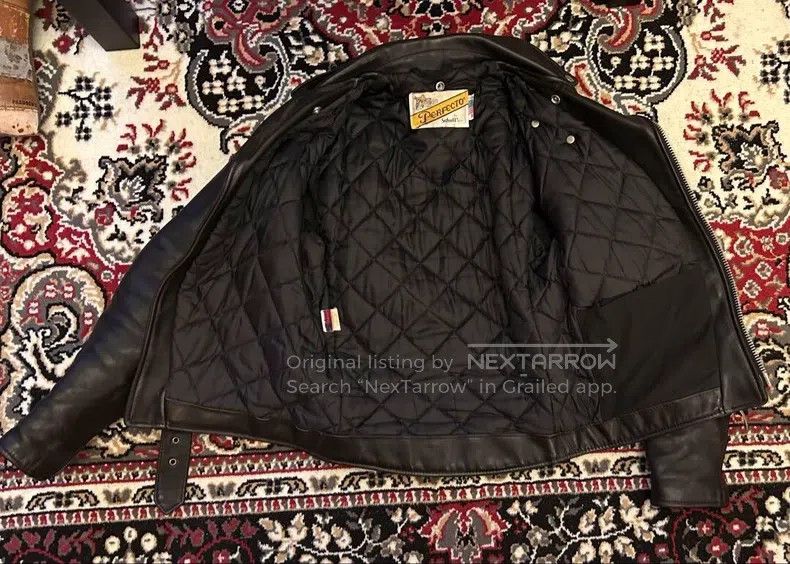 Schott Schott 618, cable-stayed leather coat, heavy cowhide Size US XXS / EU 40 - 5 Thumbnail