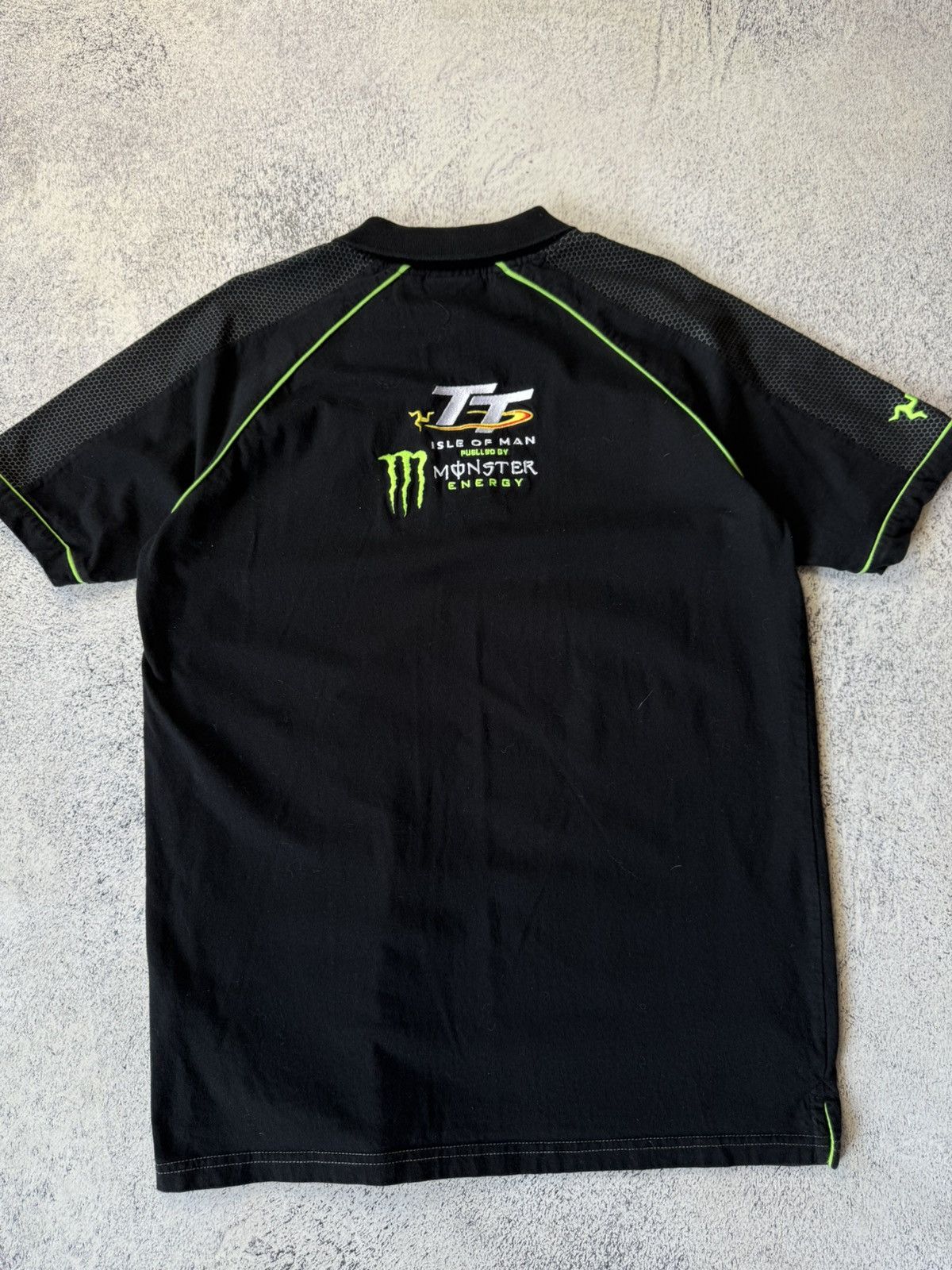 Vintage Vintage Polo Monster Energy Isle of Man TT Moto Racing USA Size US L / EU 52-54 / 3 - 17 Thumbnail