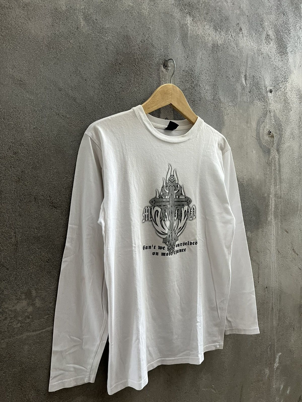 Le Grande Bleu (L.G.B.) Gothic Cross Long Sleeve Tee – Y2K Japan Style Size US L / EU 52-54 / 3 - 5 Thumbnail