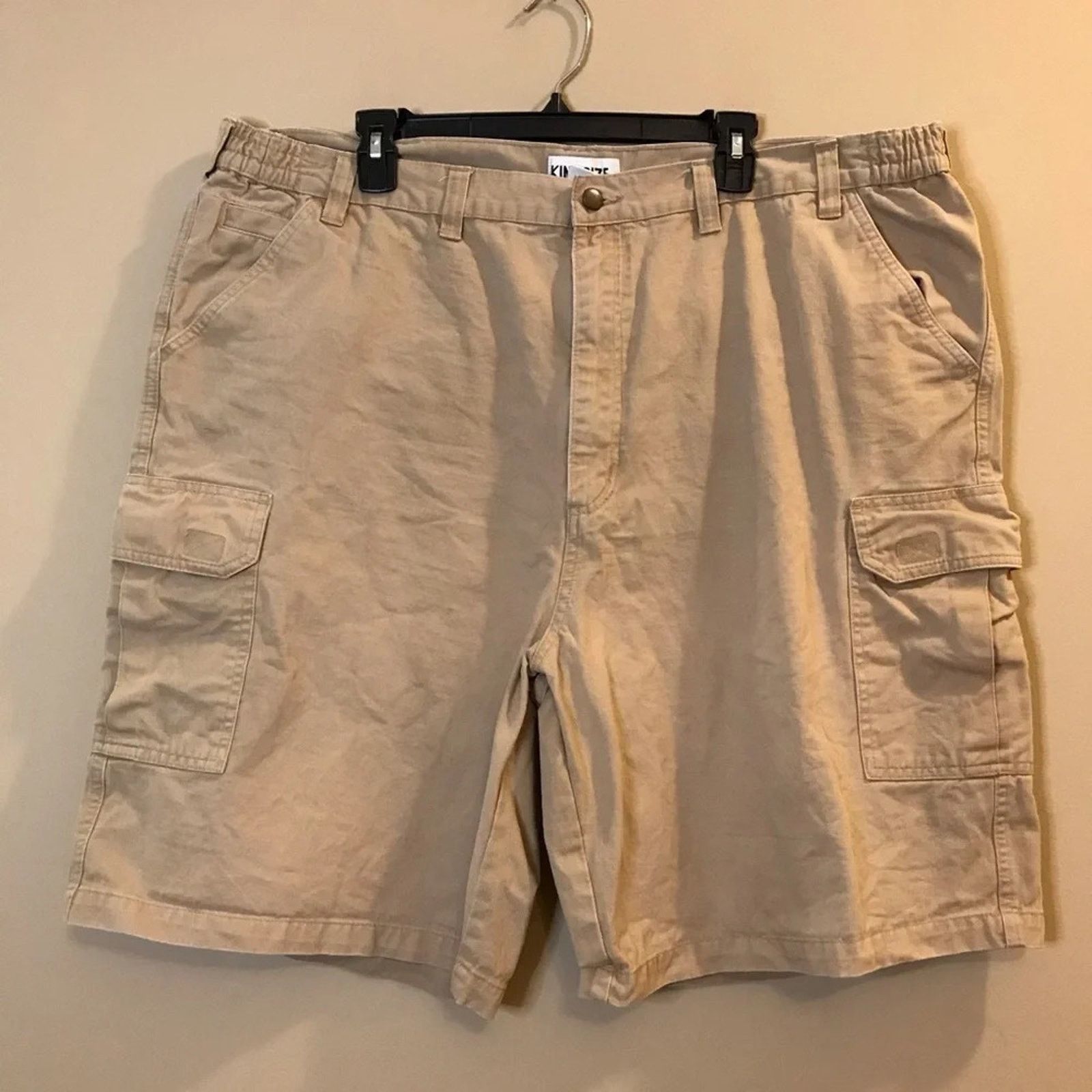 Other KingSize Khaki Cargo Shorts Pockets Men’s 46 Size US 44 / EU 60 - 1 Thumbnail