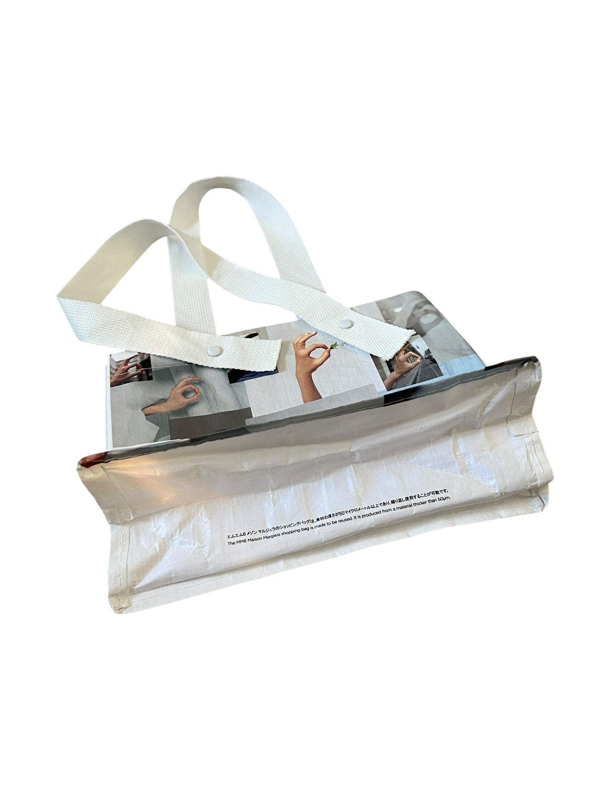 Maison Margiela MM6 Hand Print Mini Tote Bag Size ONE SIZE - 4 Thumbnail