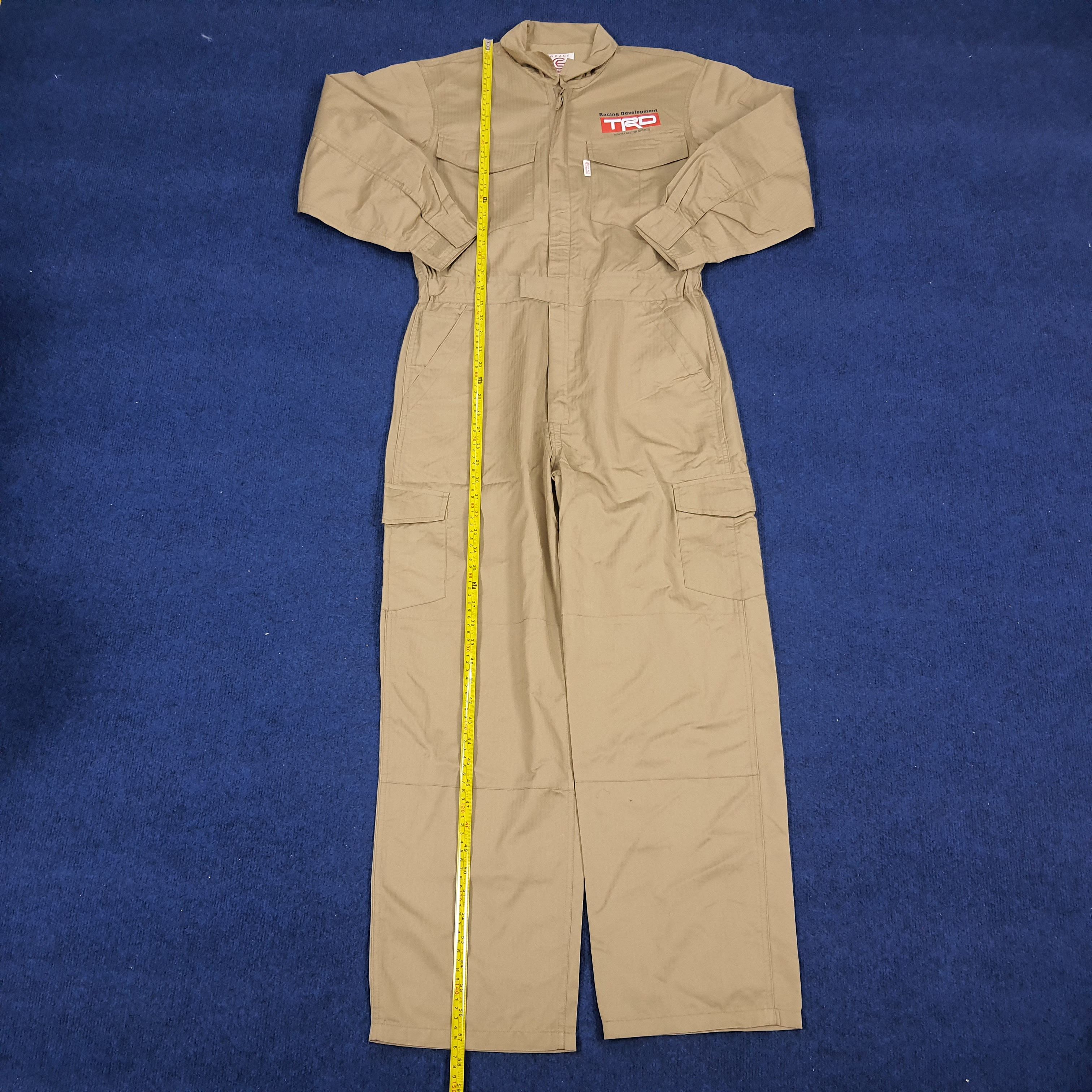 Vintage Toyota Motorsports Japanese Brand Workwear Coverall