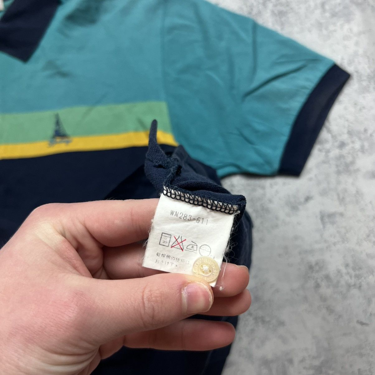Burberry 00s Burberry’s Boat Logo Vintage Y2K Button Up Retro Polo Size US M / EU 48-50 / 2 - 8 Thumbnail
