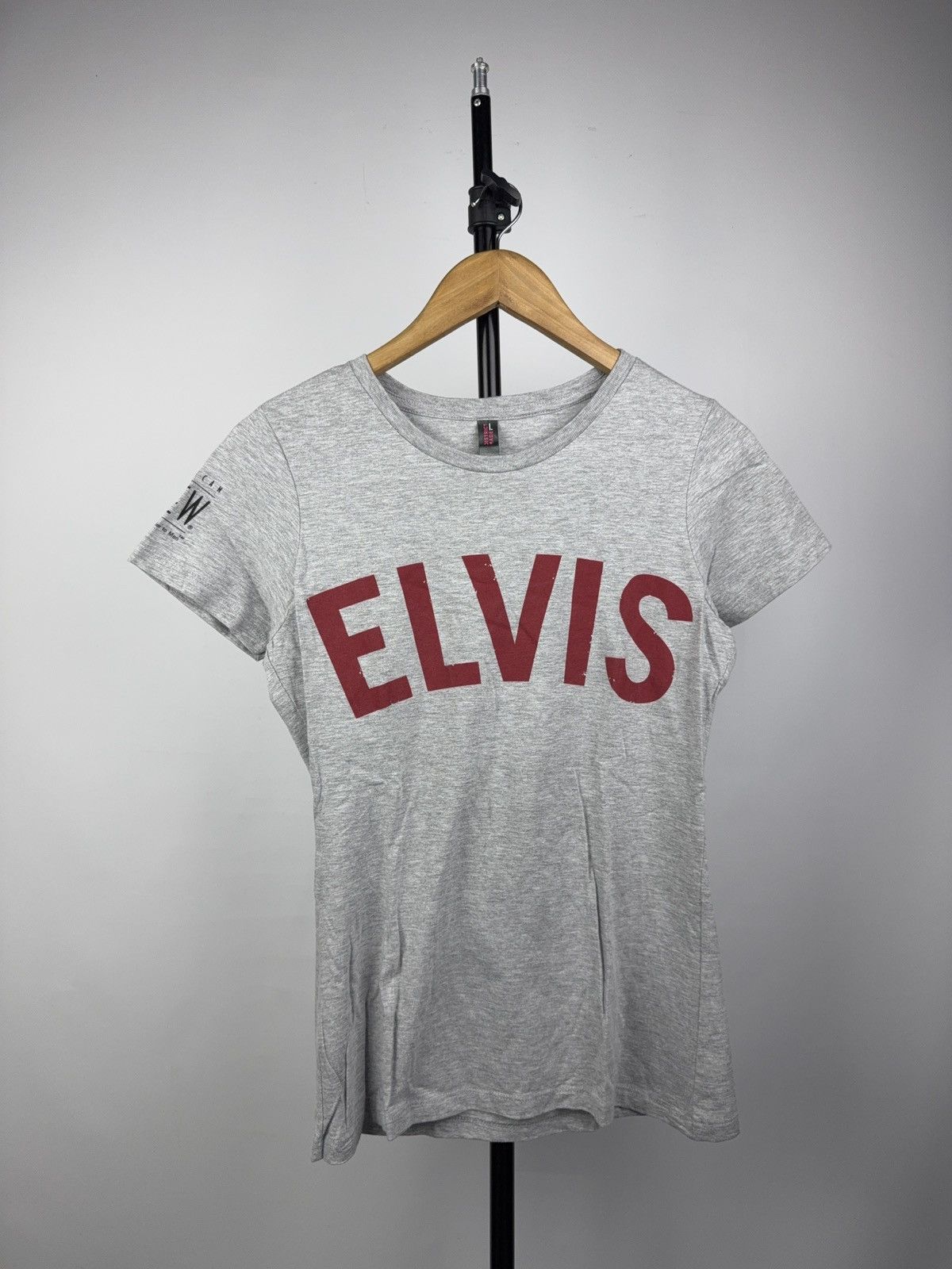 Vintage 00s Elvis Presley x American Crew Promo Y2K Tee Gray M Size M / US 6-8 / IT 42-44 - 1 Thumbnail