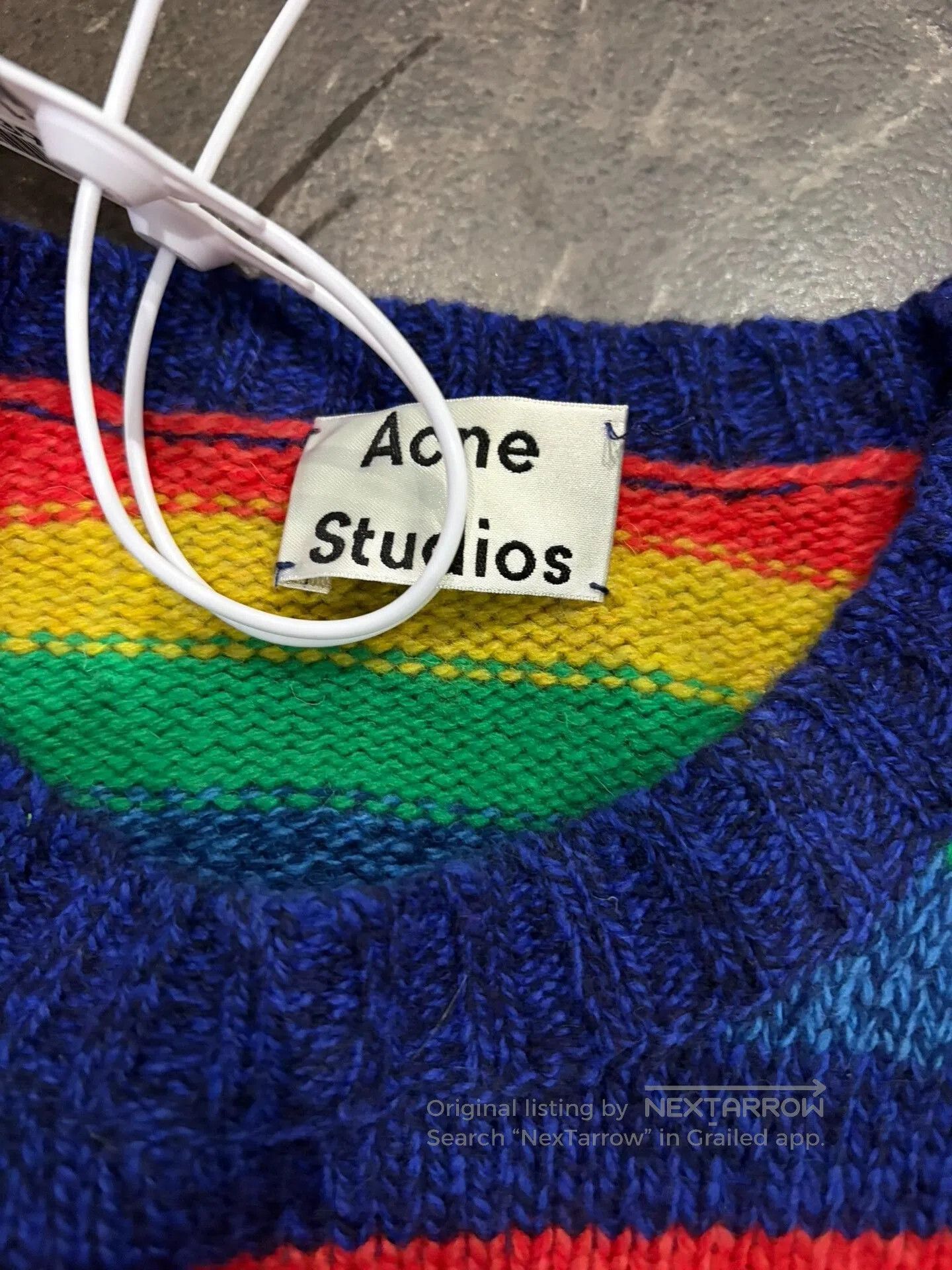 Acne Studios Acne Studios Rainbow Striped Wool Sweater. Size S / US 4 / IT 40 - 2 Thumbnail