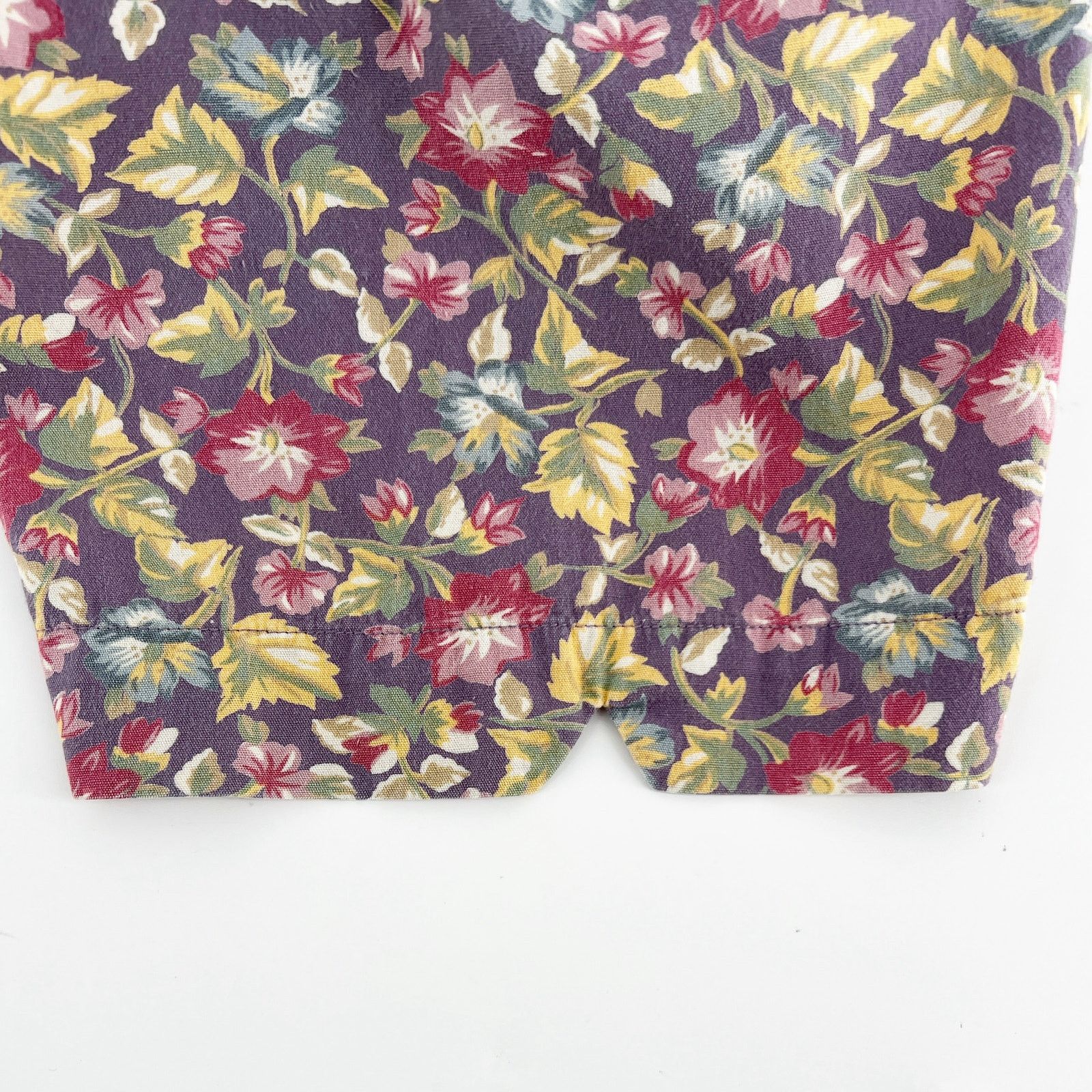 Vintage 80s Liz Sport floral print shirt 1980s vintage Size M / US 6-8 / IT 42-44 - 5 Thumbnail