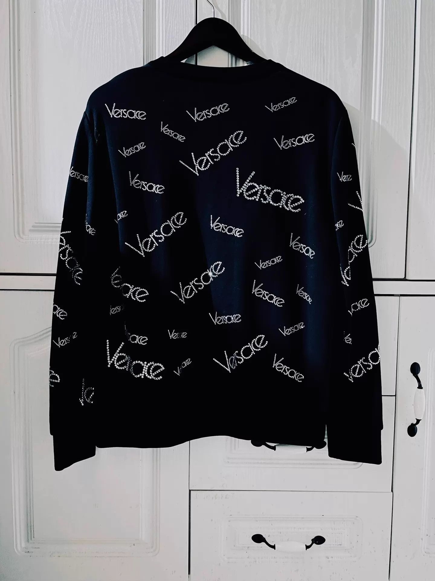 Versace VersaceAll-CrystalLuxurySweatshirtM(48)-NewLimited Size US M / EU 48-50 / 2 - 2 Thumbnail