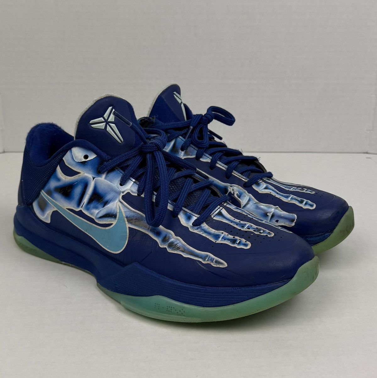 Nike Nike Zoom Kobe 5 Protro X-Ray Skeleton Mamba Blue Glow Size US 8 / EU 41 - 1 Thumbnail