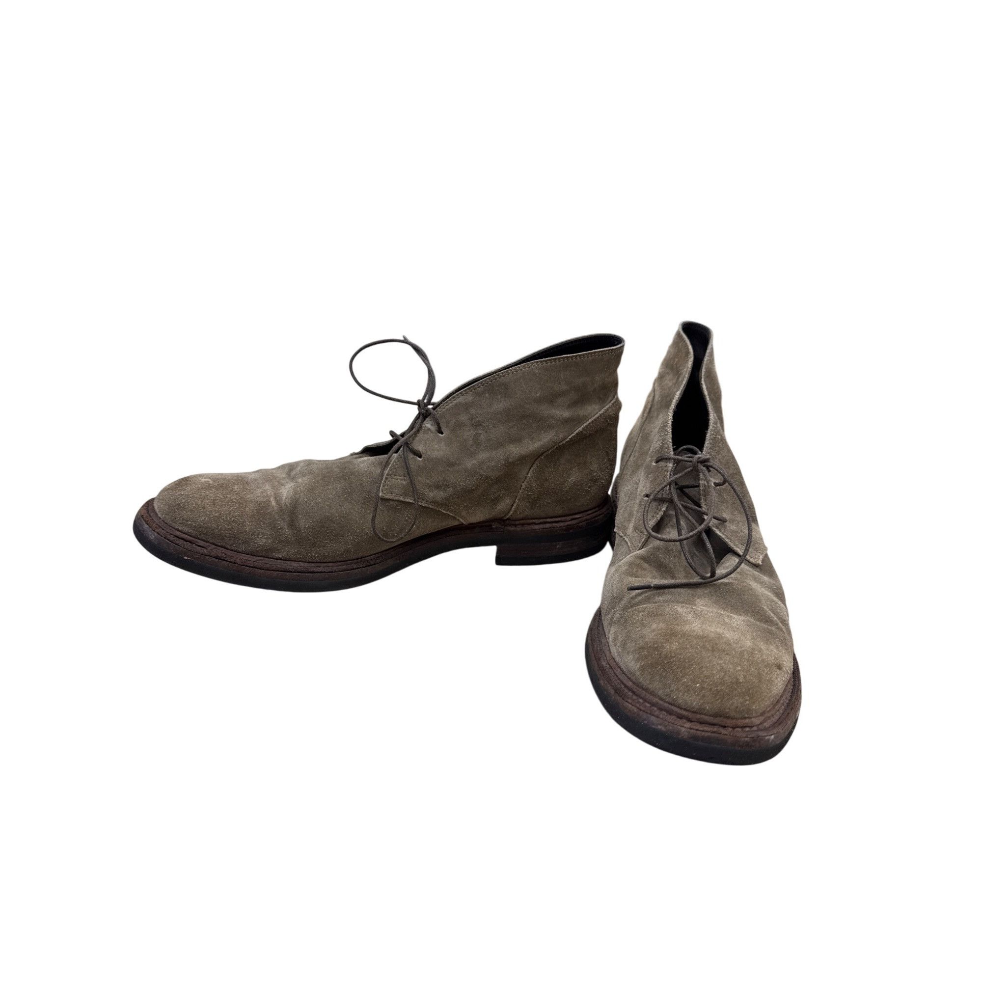 Pantofola d'Oro Pantofola DOro Mens Gray Suede Leather Ankle Boots Size 10.5 Size US 10.5 / EU 43-44 - 2 Thumbnail
