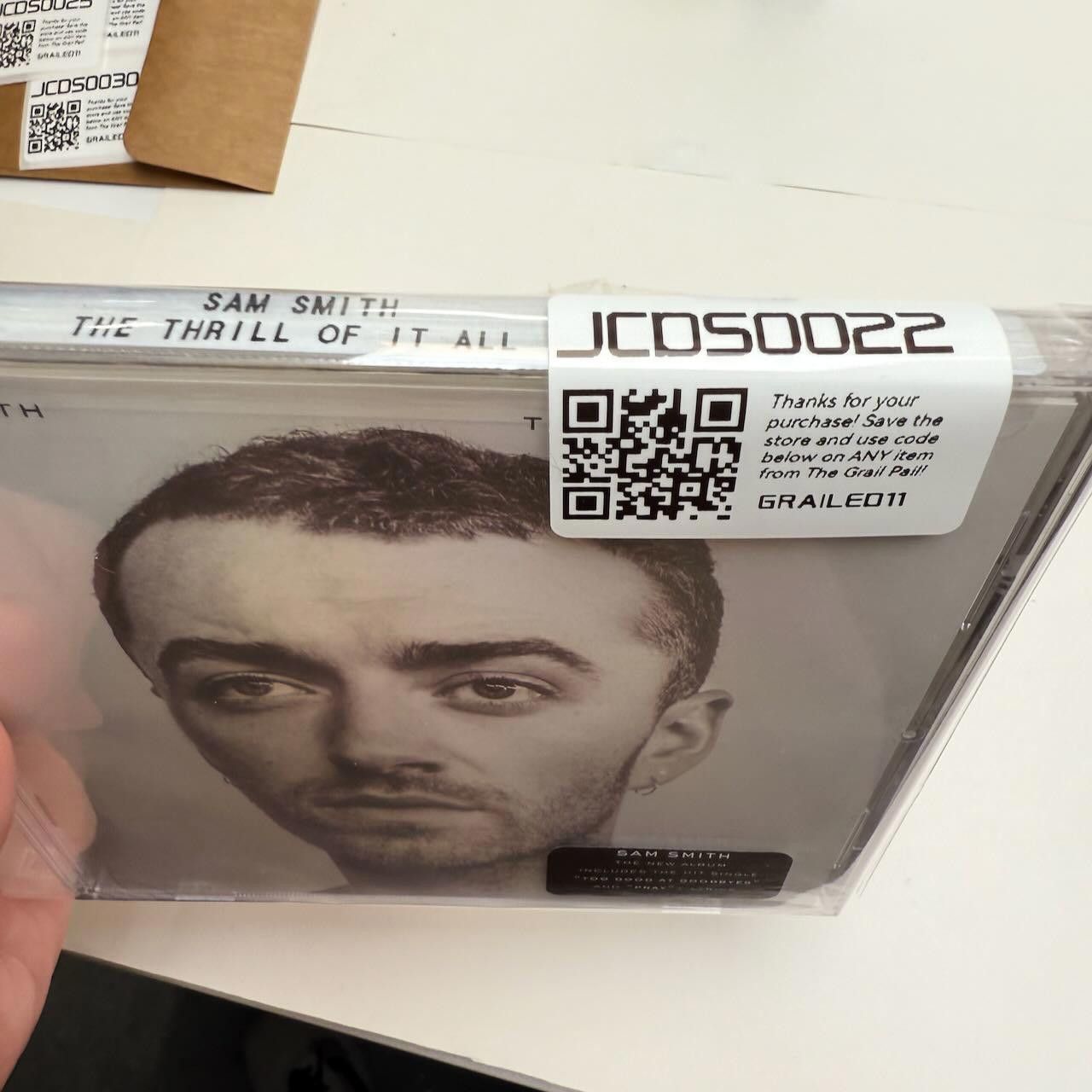 Designer Sam Smith Thrill of It All CD Album Capitol SEALED New Size ONE SIZE - 6 Thumbnail