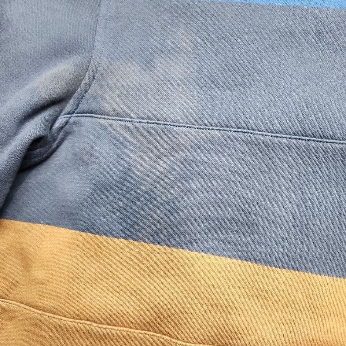 Lacoste Lacoste Sweatshirt Men XL Colorblock Crewneck Pullover Logo Blue Gray Brown Regular Cotton Pullover Season Spring Winter Fall Mens Size US XL / EU 56 / 4 - 4 Thumbnail