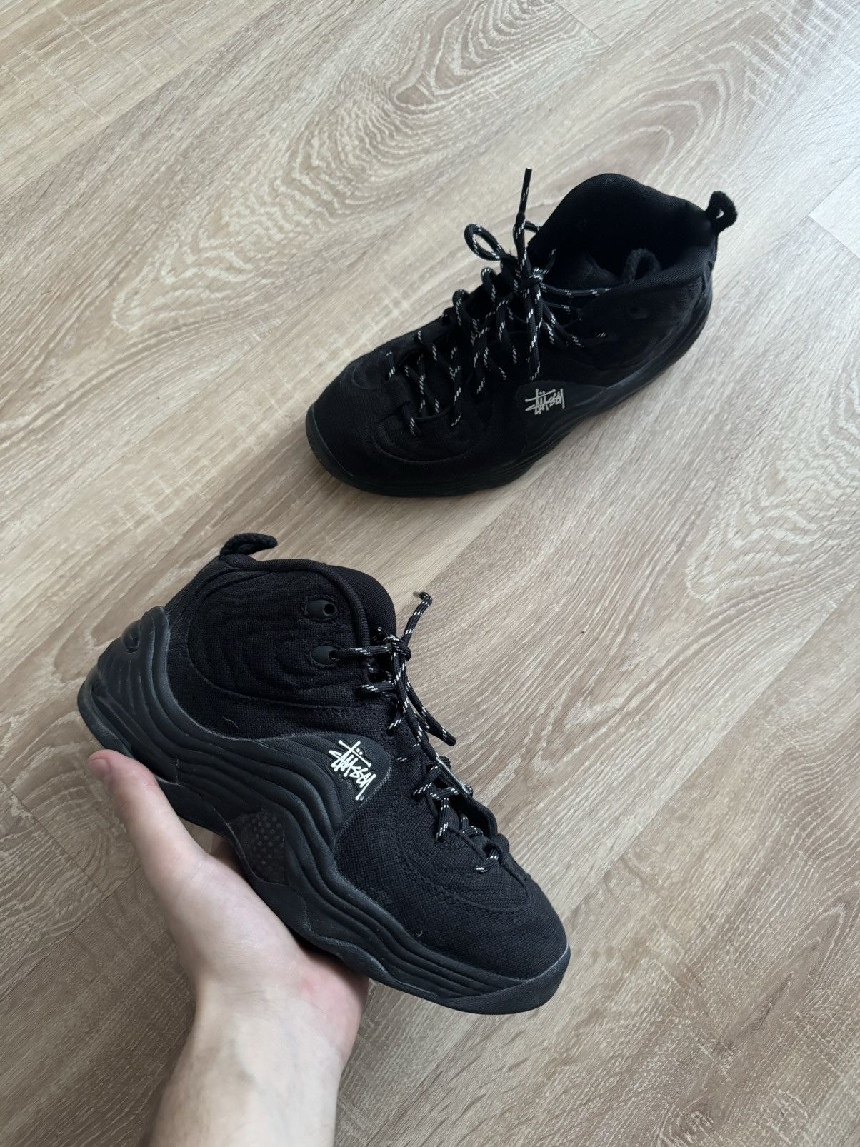 Stussy × Nike Air Penny 2 Black 24cm US6