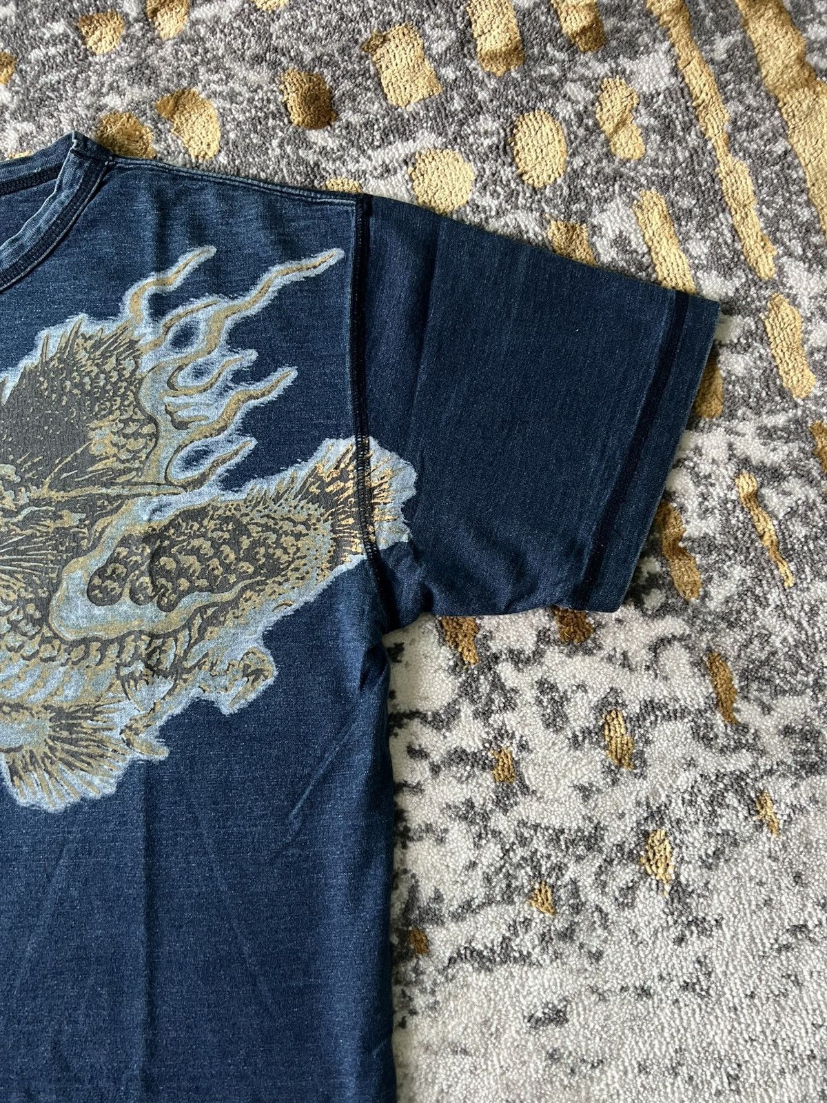 45rpm × Eternal × Indigo Eternal indigo denim dragon t shirt Size US M / EU 48-50 / 2 - 2 Thumbnail