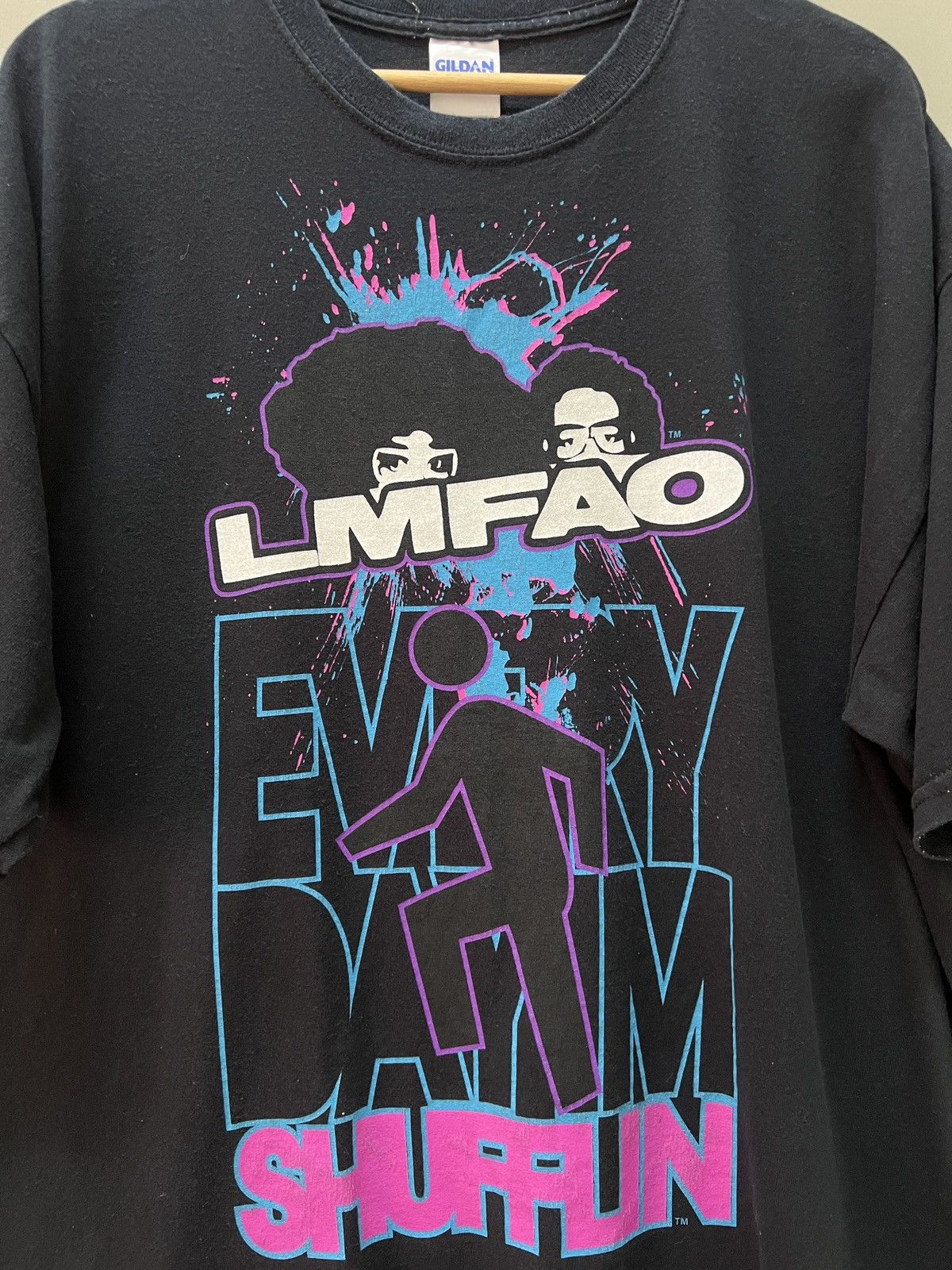 Band Tees Vintage LMFAO party Rock Electro House Tee Size US XL / EU 56 / 4 - 2 Thumbnail