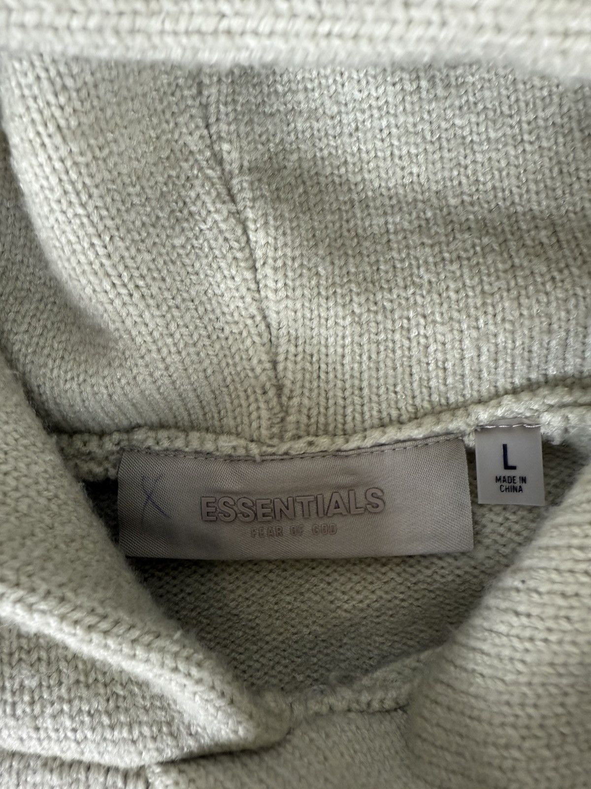 Essentials Essentials Fear Of God 1977 Knit Hoodie Size US L / EU 52-54 / 3 - 6 Thumbnail