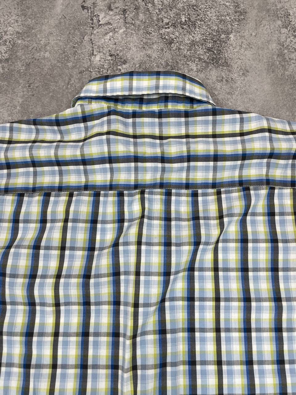 SALEWA Salewa Men Plaid Short Sleeve Shirt Blue GreenOutdoor Hiking Size US M / EU 48-50 / 2 - 7 Thumbnail