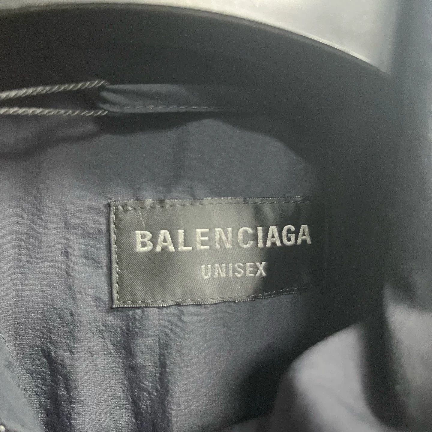 Balenciaga Balenciaga Black Letter Print Zip Jacket Size US S / EU 44-46 / 1 - 2 Thumbnail
