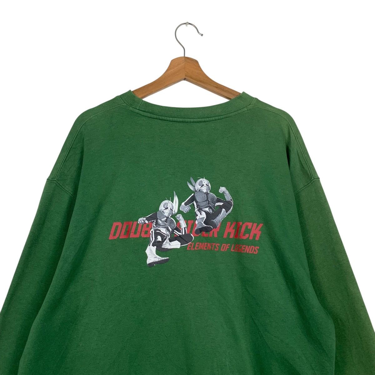 Japanese Brand BANDAI KAMEN RIDER Graphic Printed Sweatshirt #3598-C165 Size US XL / EU 56 / 4 - 2 Thumbnail