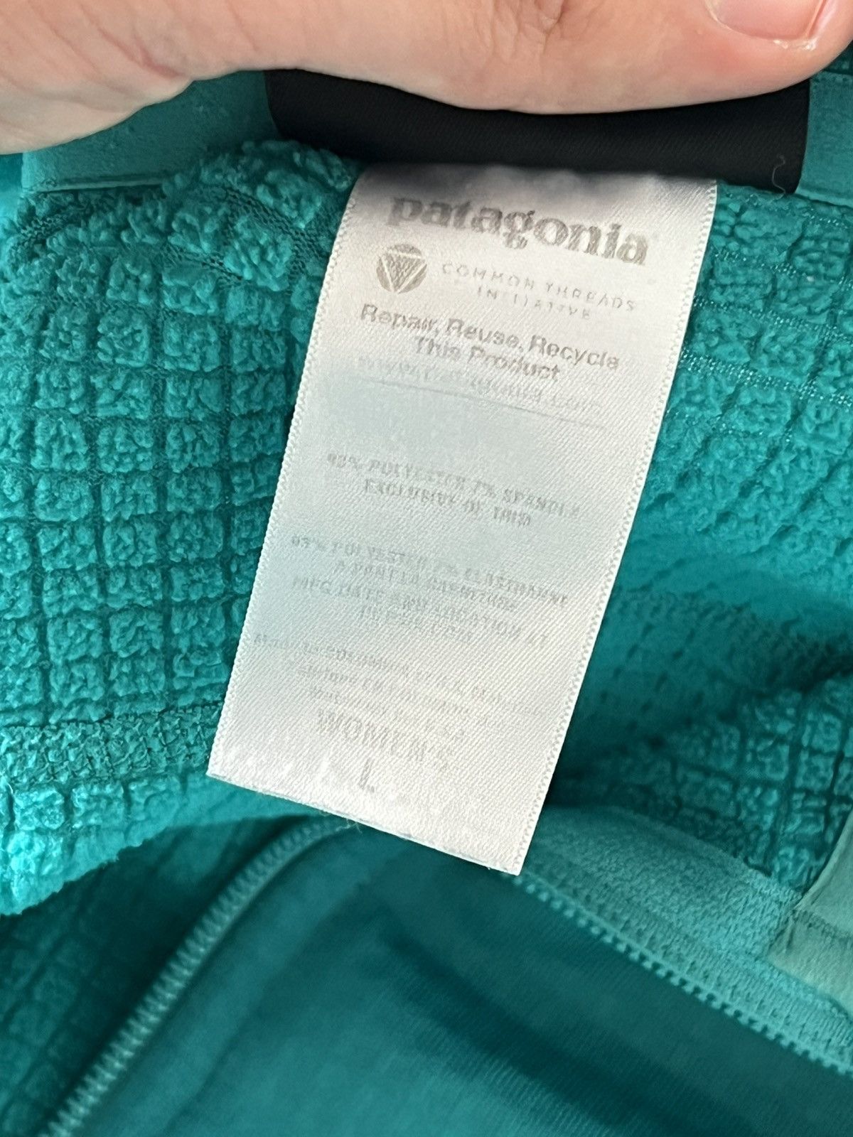 Patagonia Patagonia Polartec Gorpcore Knit Logo USA Fleece Zip Sweater Size L / US 10 / IT 46 - 14 Thumbnail