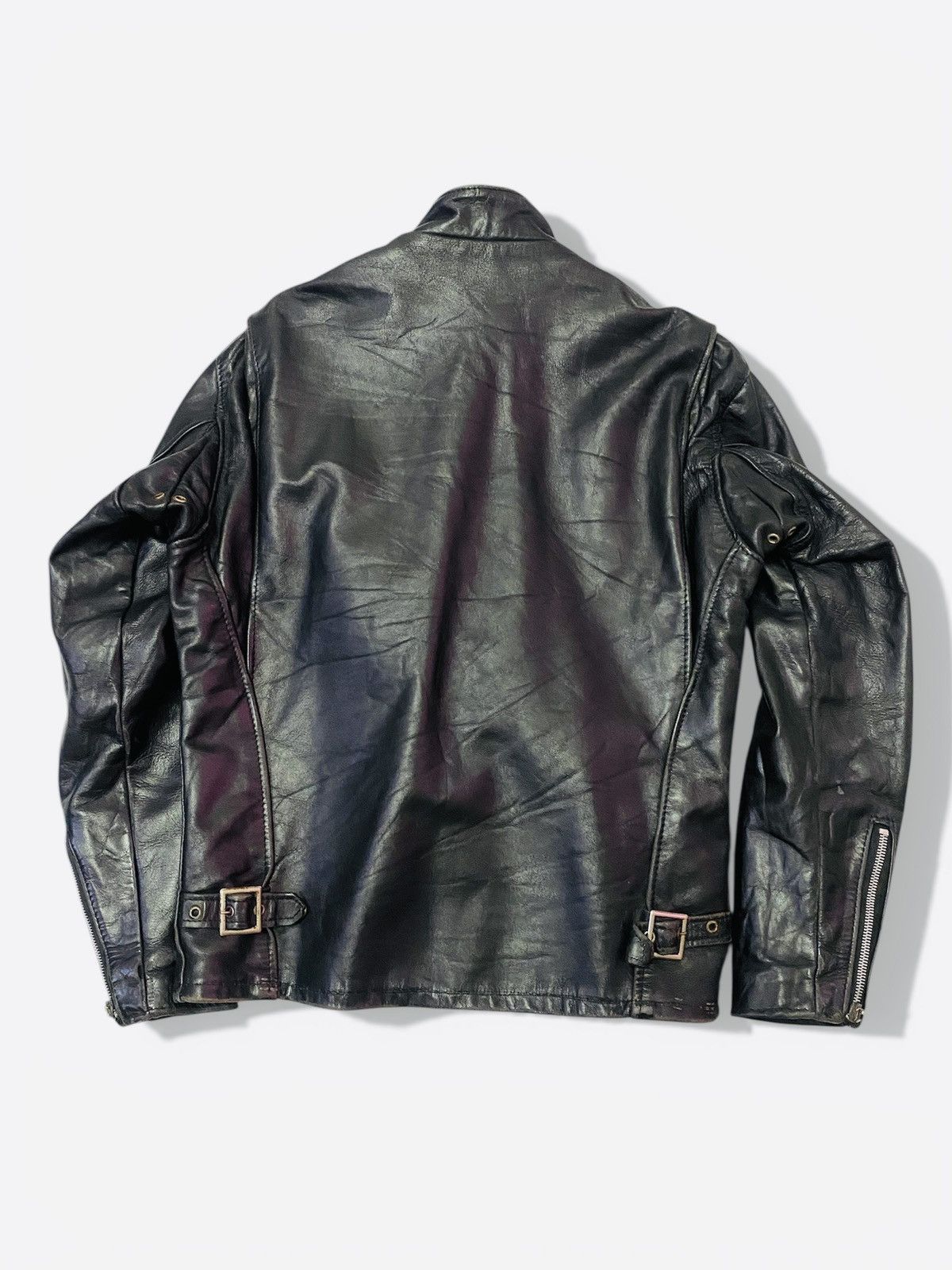 Schott Schott 641 Leather Motorcycle Jacket Vintage 80s - 90s USA Size US S / EU 44-46 / 1 - 2 Thumbnail