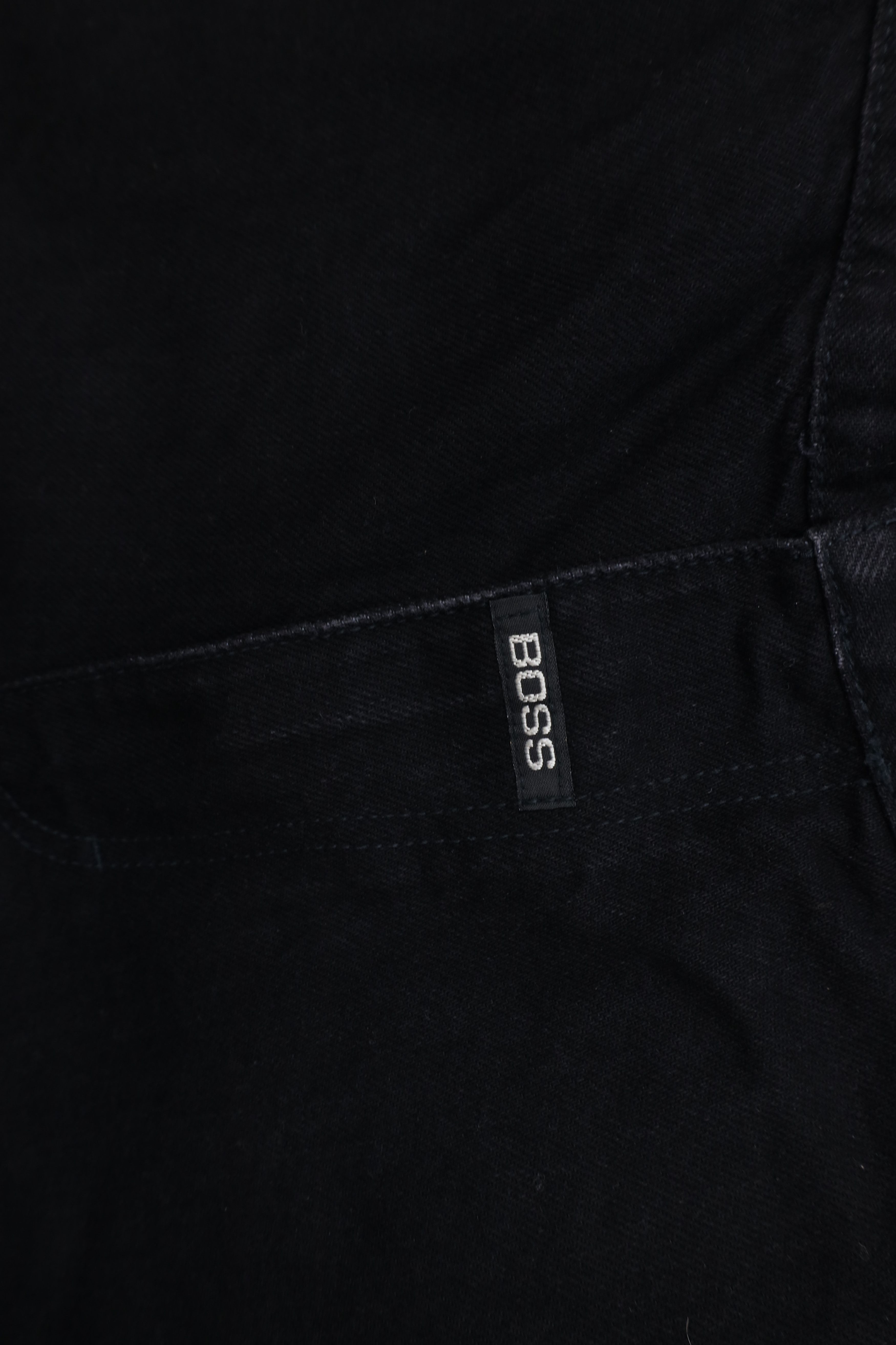 Vintage Deadstock Vintage 90s Boss Baggy Fit Denim Shorts Black USA Size US 40 / EU 56 - 6 Thumbnail