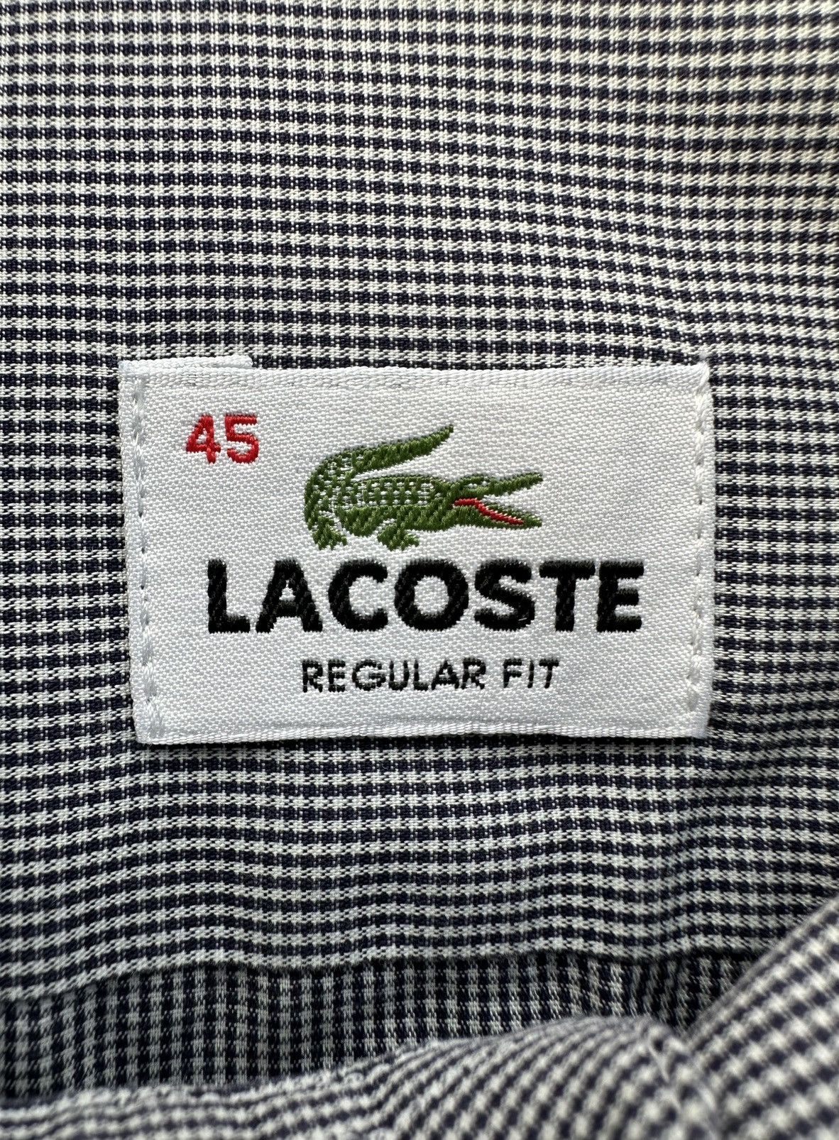 Lacoste Summer Grey/Blue Lacoste Shirt Size 45 Size US XL / EU 56 / 4 - 5 Thumbnail