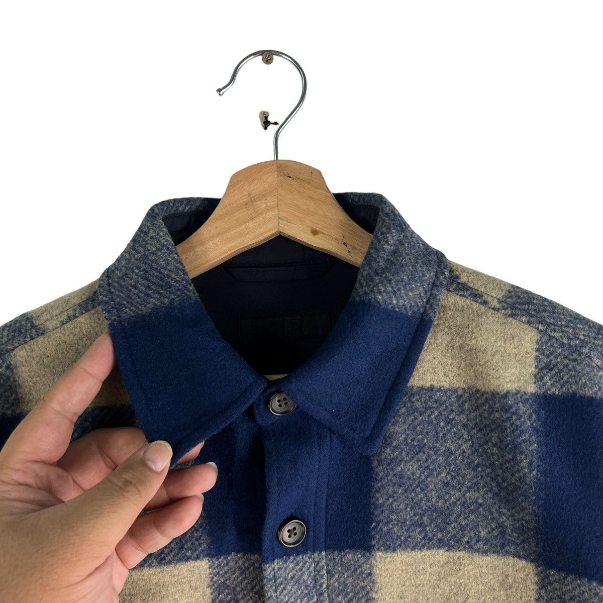 Japanese Brand 🔥VINTAGE WOOL SHIRT JACKET TARTAN UNIQLO JAPAN ISSEY MIYAKE Size US M / EU 48-50 / 2 - 5 Thumbnail