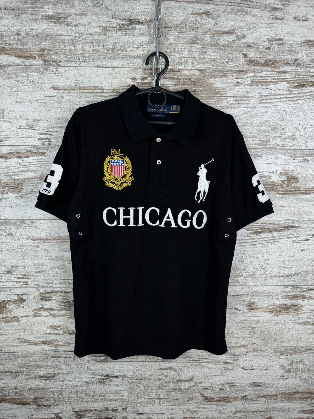 トップス Polo Ralph Lauren Polo Shirt chief keef Chief Keef Polo Ralph Lauren Vintage Polo T-shirt Mens S | eBay