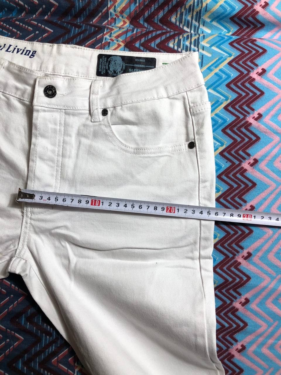 Japanese Brand Crazy Crash Dirty Baggy Faded Jean Japan Avant Garde Style Size US 33 - 11 Thumbnail