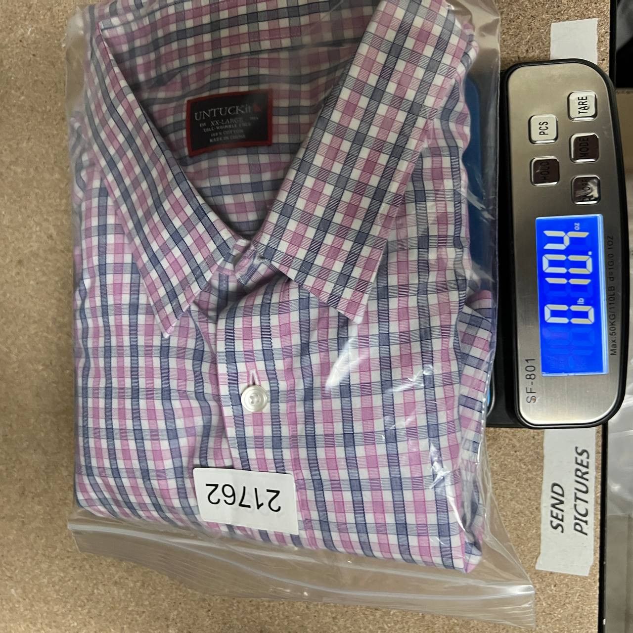UNTUCKit UNTUCKit Button Up Shirt Men XXL Plaid Cotton Wrinkle Free Size US XXL / EU 58 / 5 - 7 Thumbnail