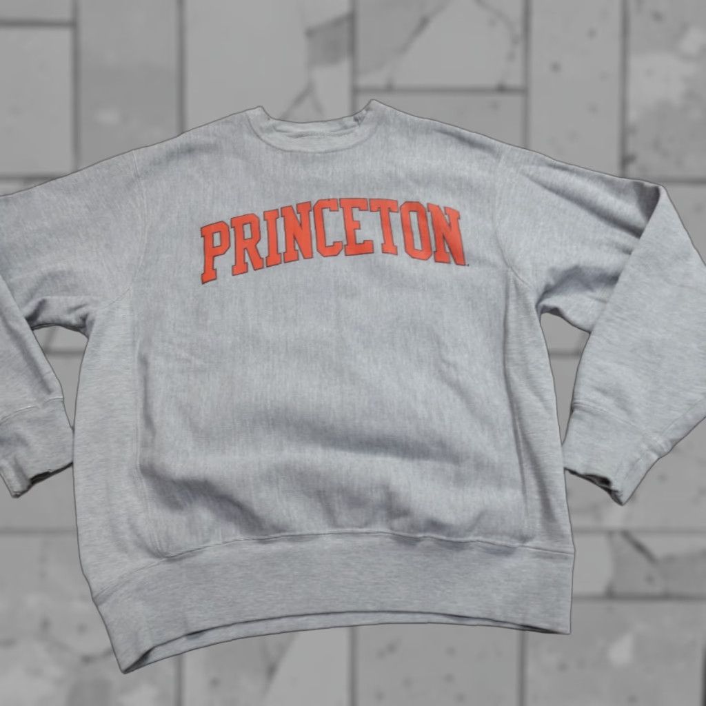 VINTAGE Champion Reverse Weave Sweatshirt Medium Gray Men Pullover Crew Neck Long Sleeve Gray 90s