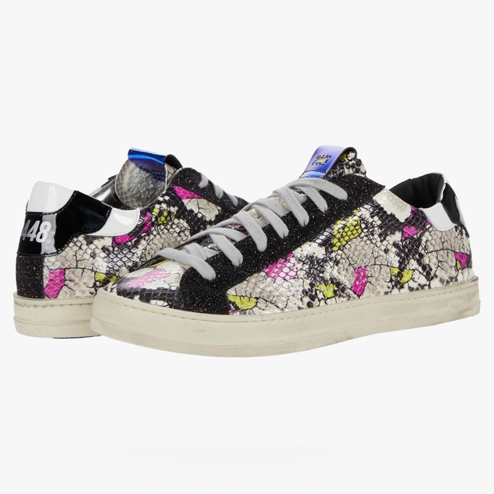 P448 P448 S21 John-W Sneaker Snakeskin Print and Glitter Size US 8.5 / IT 38.5 - 1 Thumbnail