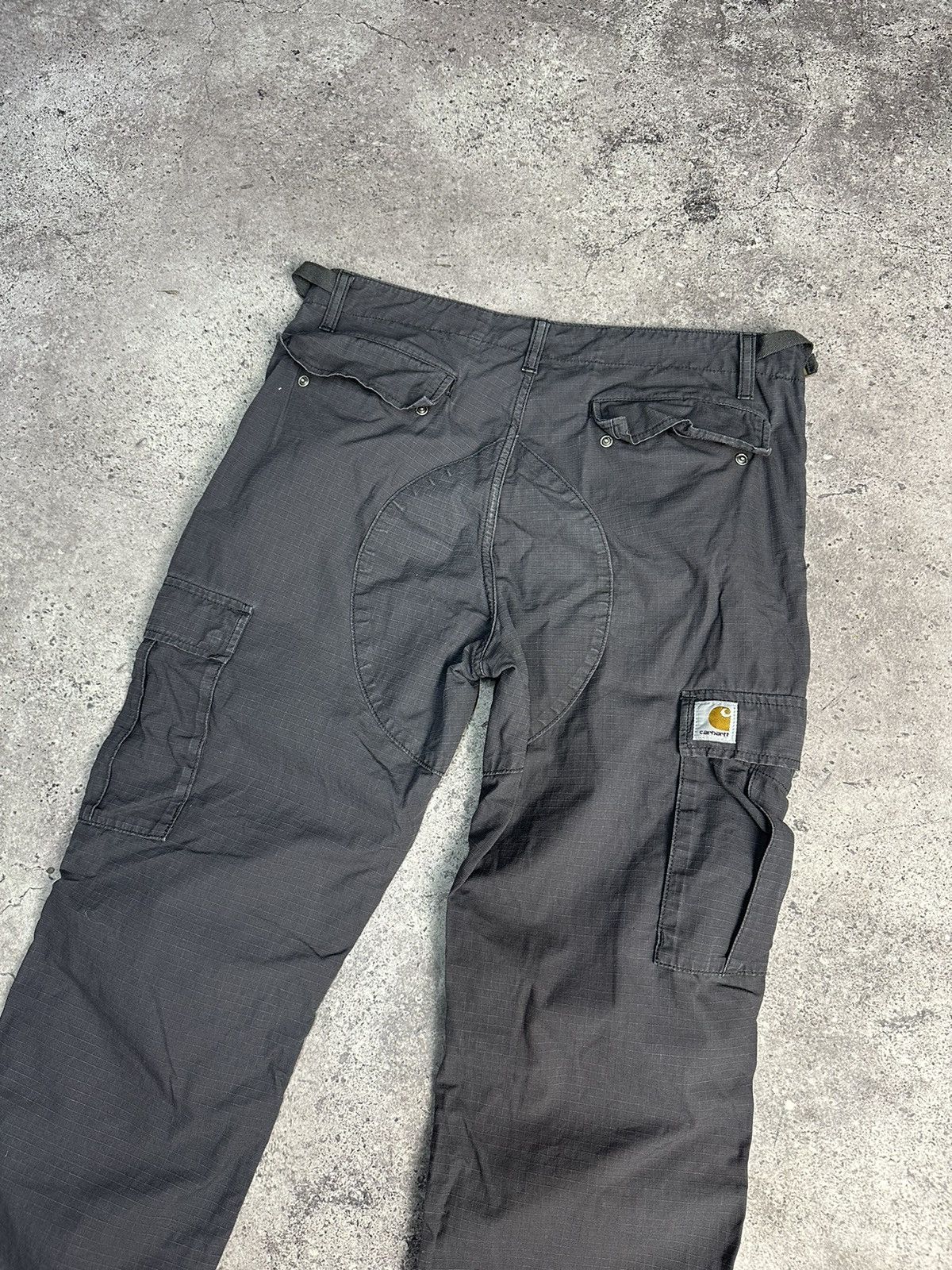 Carhartt × Vintage Vintage Carhartt Cargo Aviation Pants Distressed Gray Y2K Size US 32 / EU 48 - 5 Thumbnail