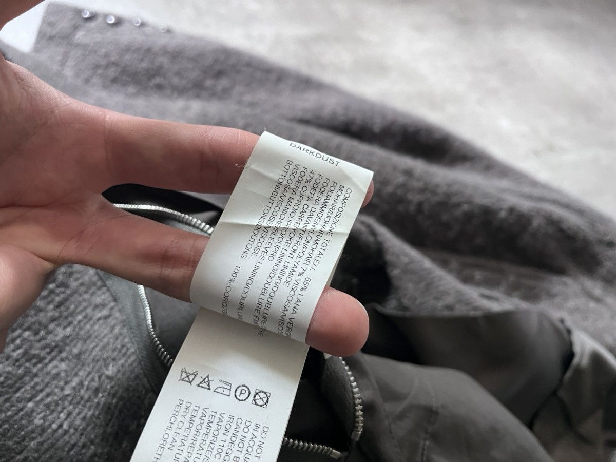 Rick Owens Rick Owens A/W 2015 grey coat wool mohair Size US M / EU 48-50 / 2 - 18 Thumbnail