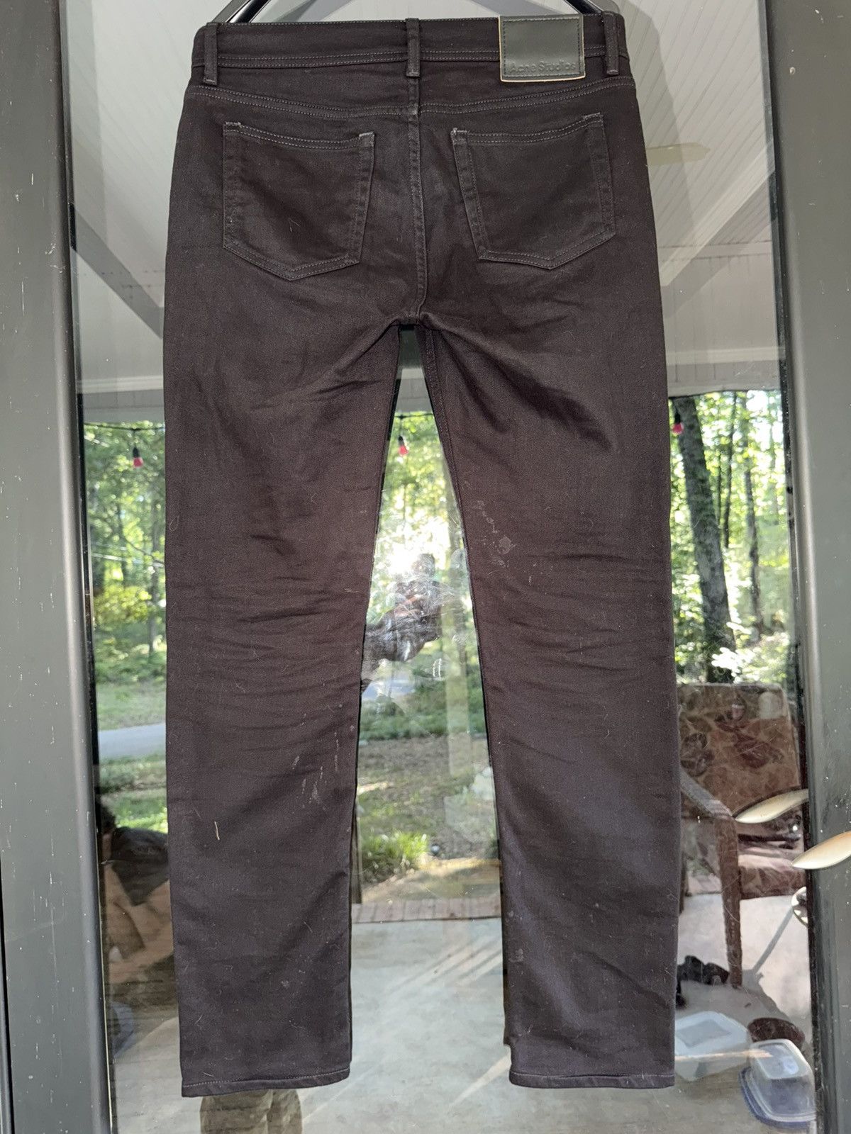 Acne Studios North Stay Blk Black Patch Denim Jeans Size US 32 / EU 48 - 1 Thumbnail