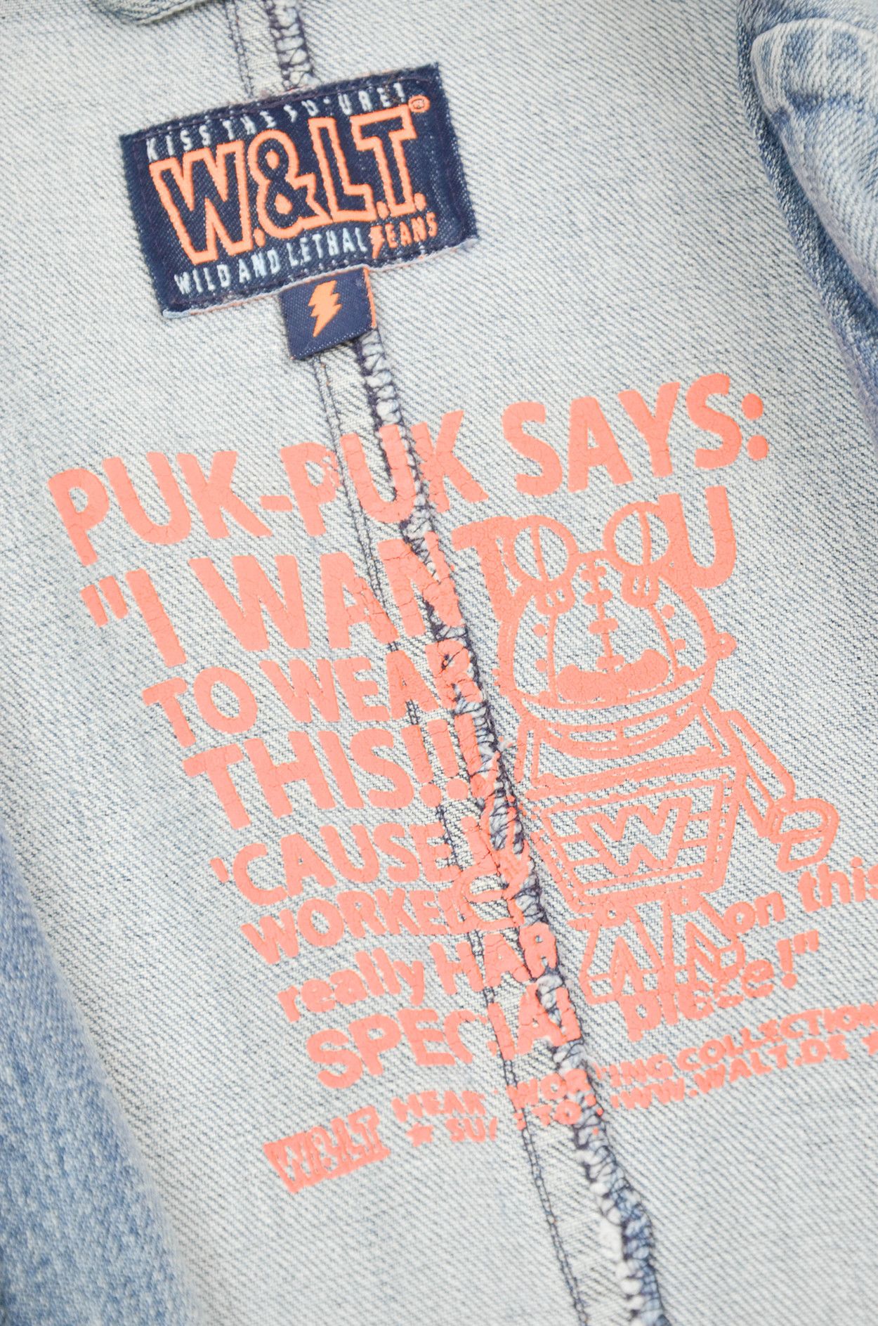 W&LT W&LT Wild and Lethal Jeans Denim Blazer Jacket – Size 36 Size XS / US 0-2 / IT 36-38 - 8 Thumbnail
